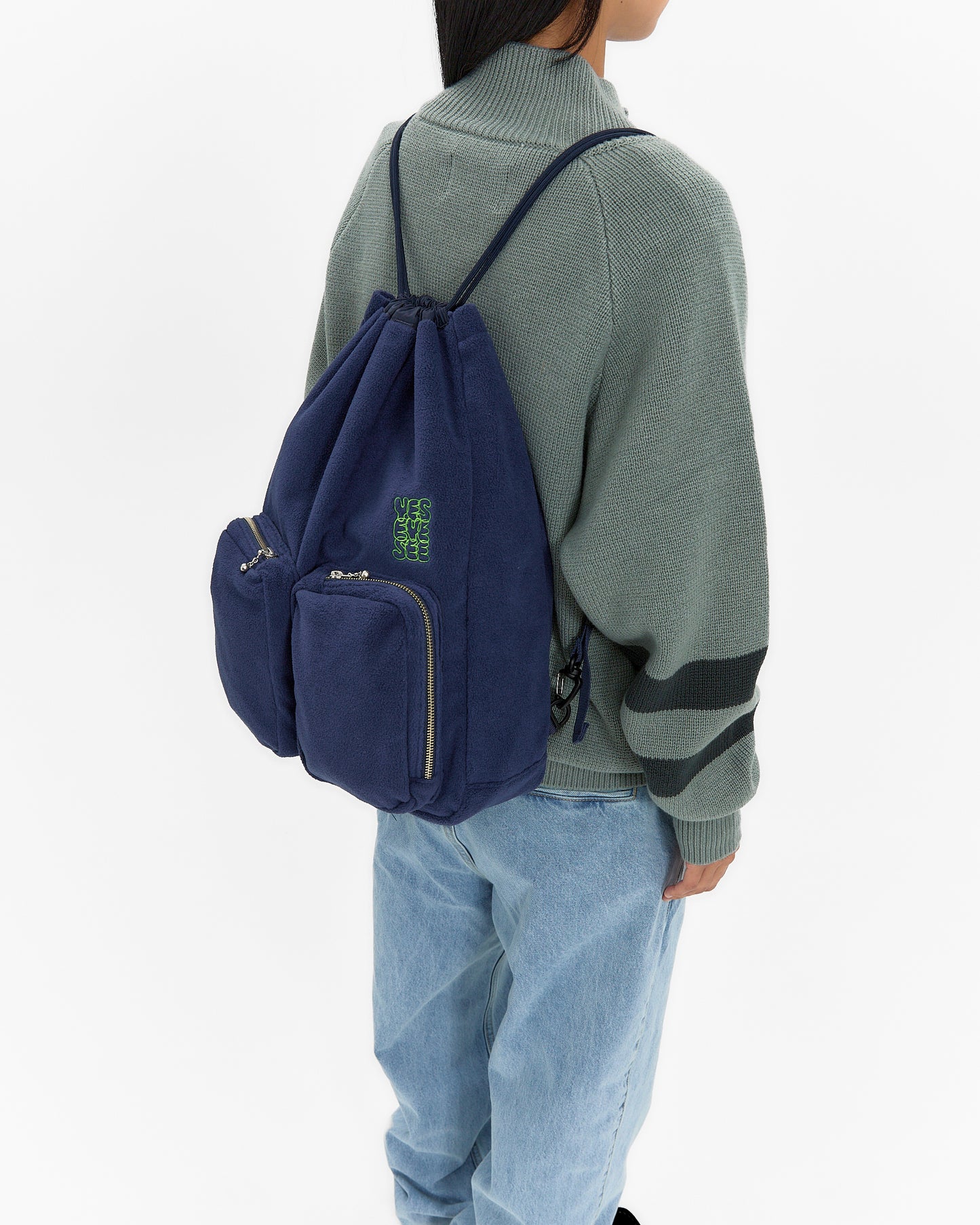 Fleece Drawstring Sack