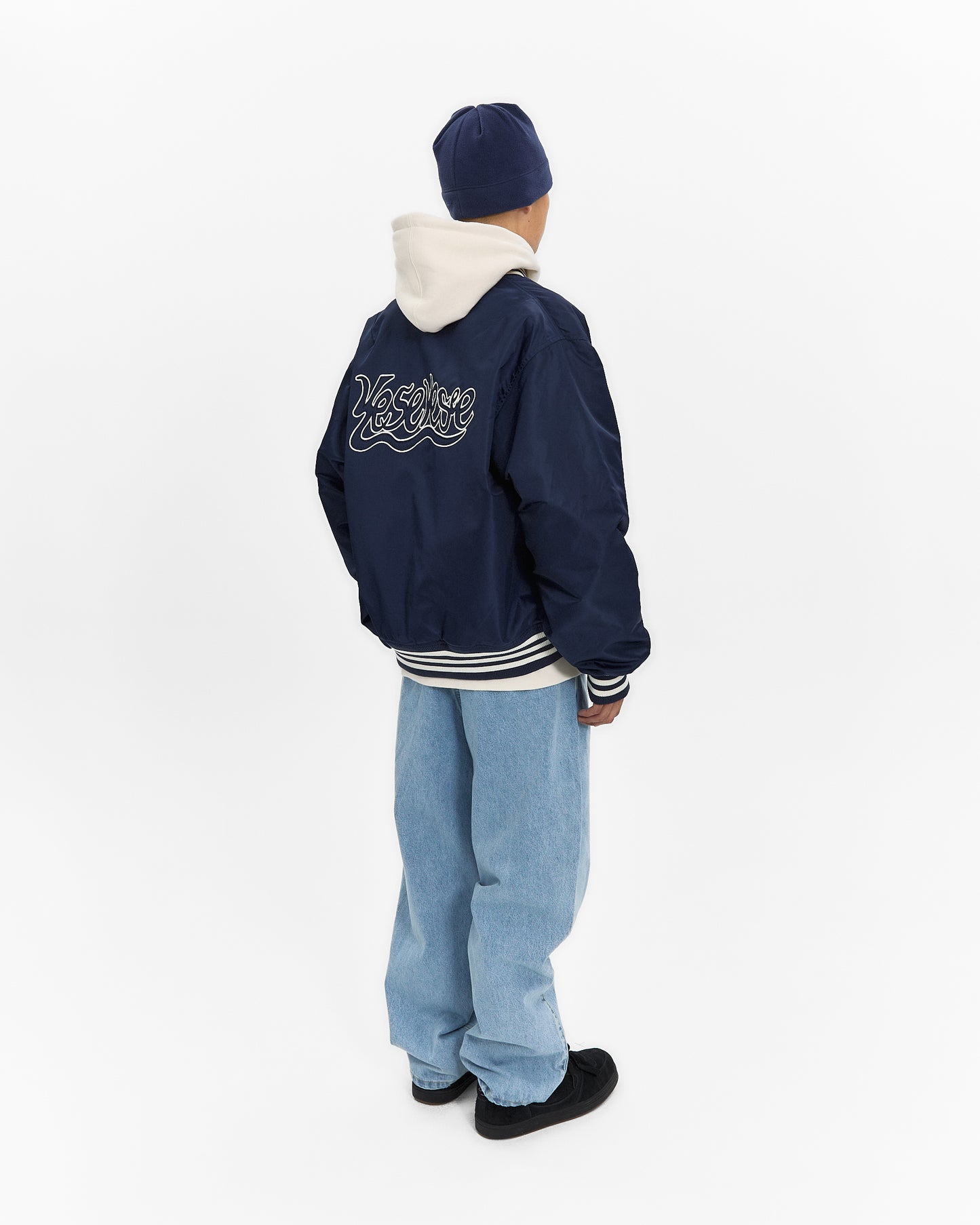 Y.E.S Snail Logo Stadium Jacket