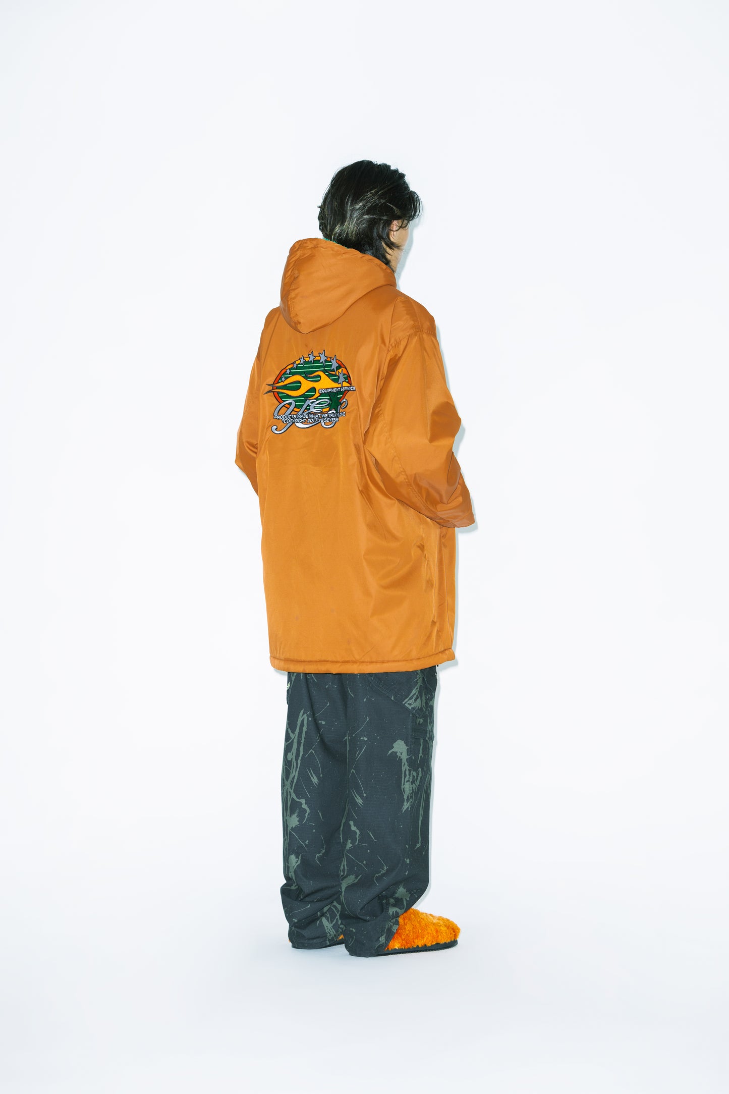Hairy Lining Long Parka