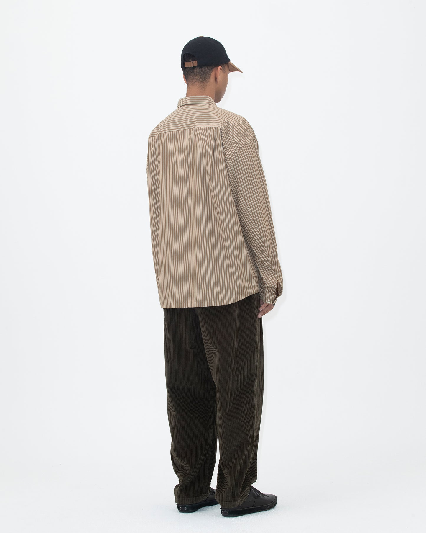 Cord Tucked Pants