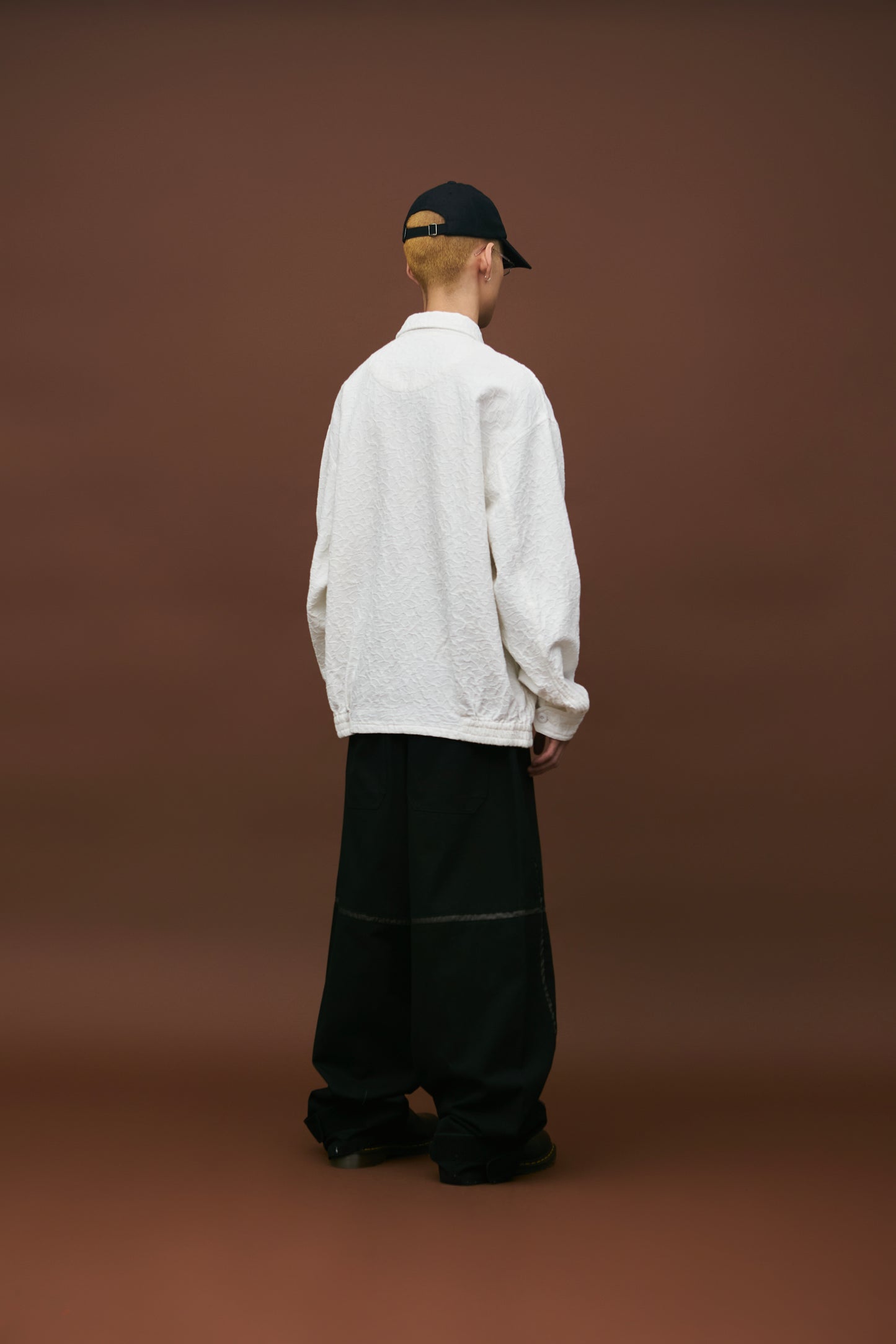 Abstract Jacquard Zip Jacket