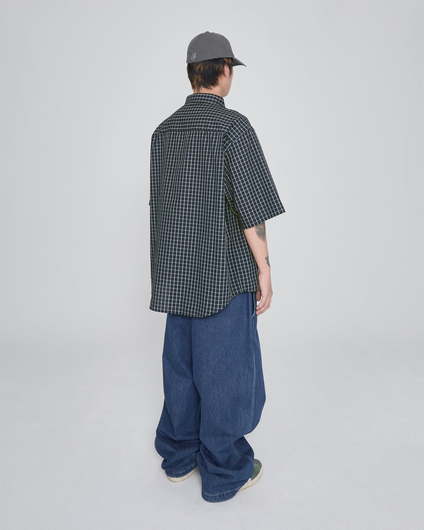 Y.E.S Short Sleeve Check Shirt
