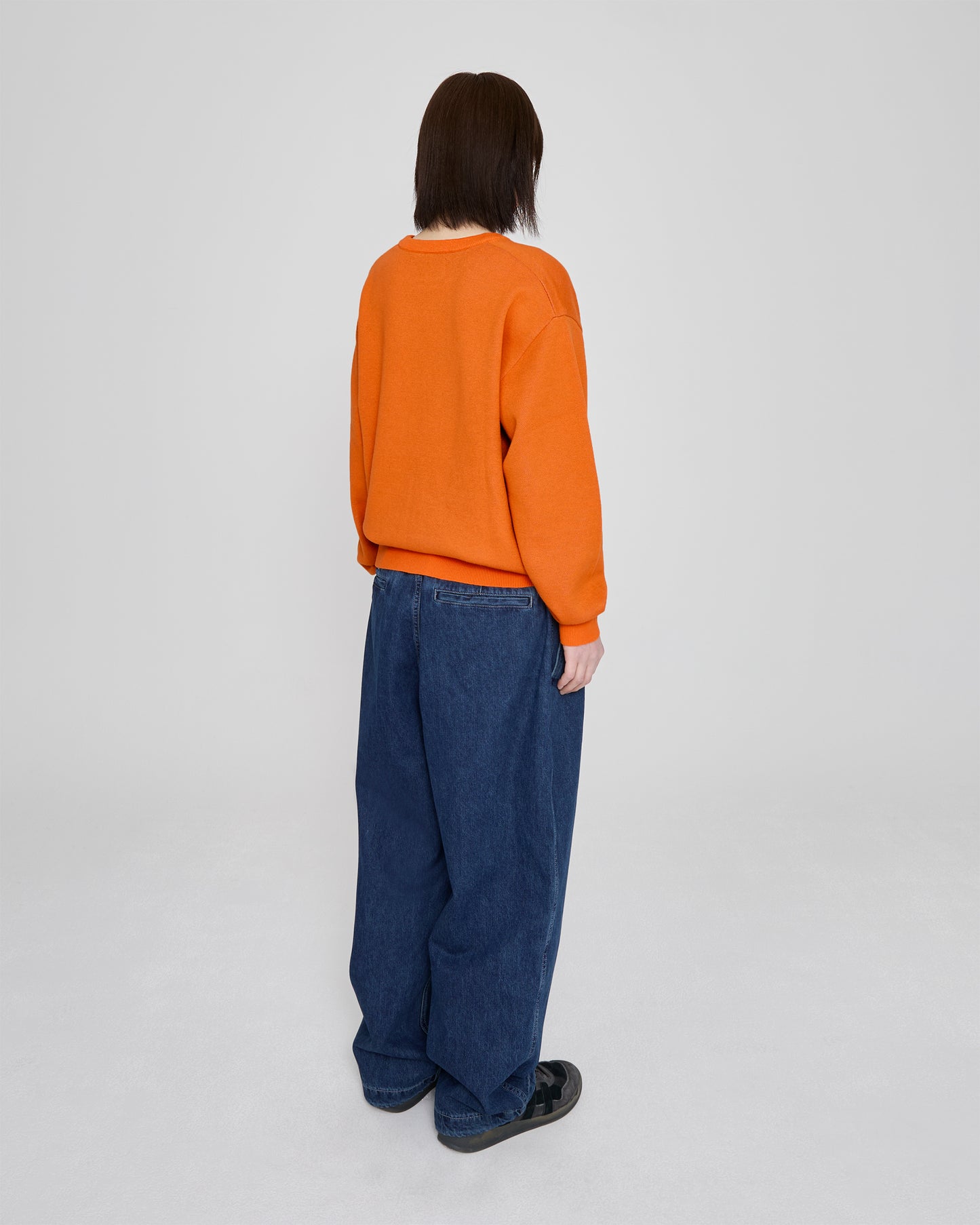 Snail Logo Long Sleeve Knit Pullover