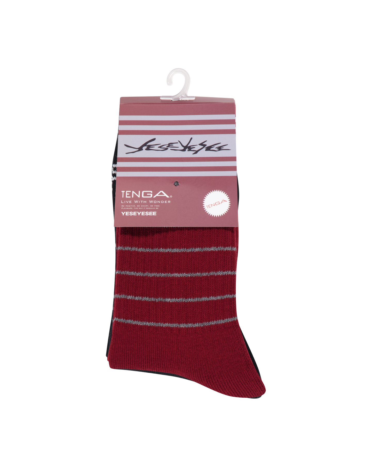 Tenga x Y.E.S Stripe Socks (2pack)