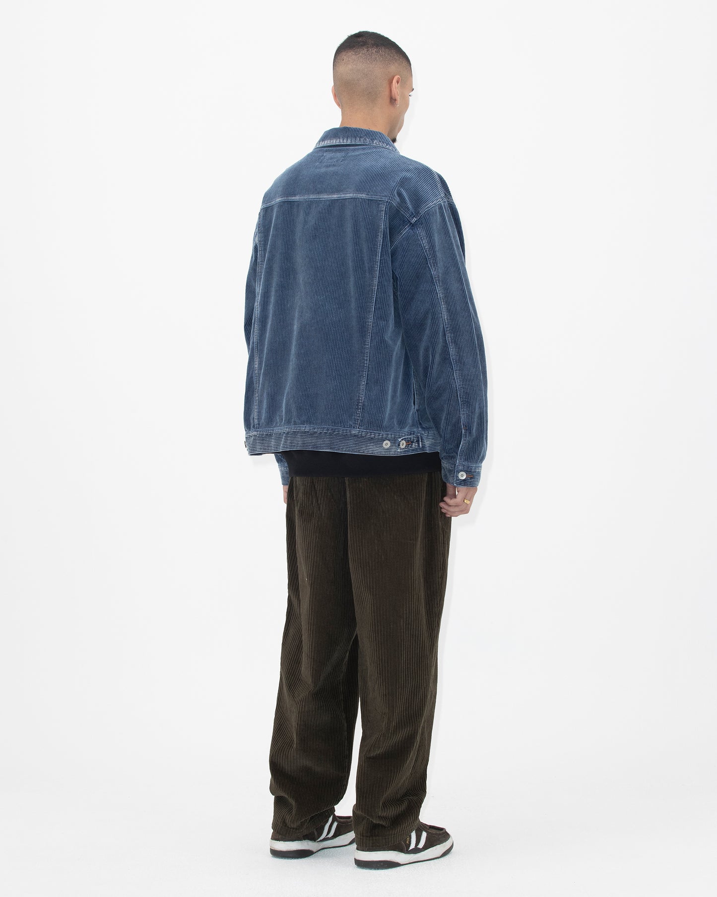 Dyed Corduroy Trucker Jacket