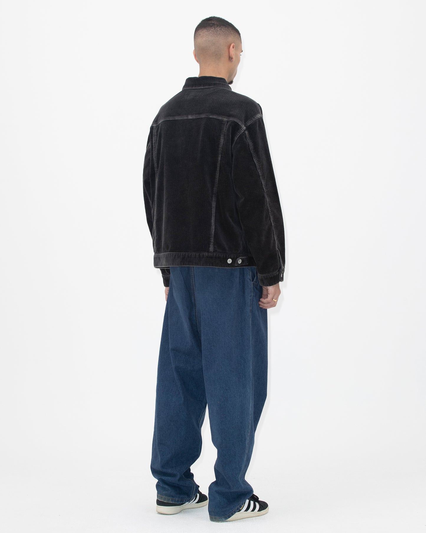 Dyed Corduroy Trucker Jacket