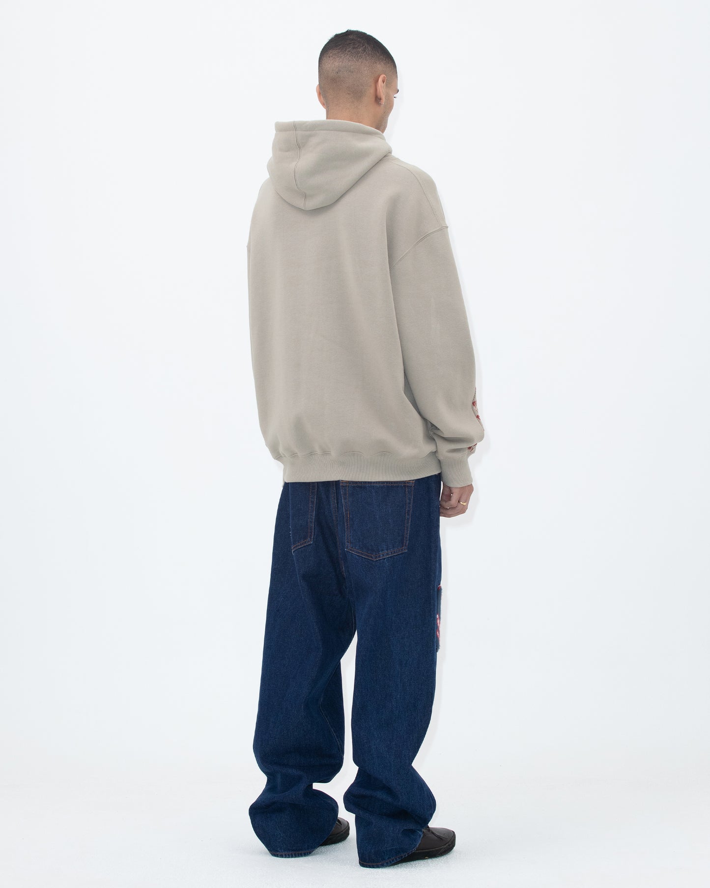 Y.E.S Jacquard Skull Hoodie