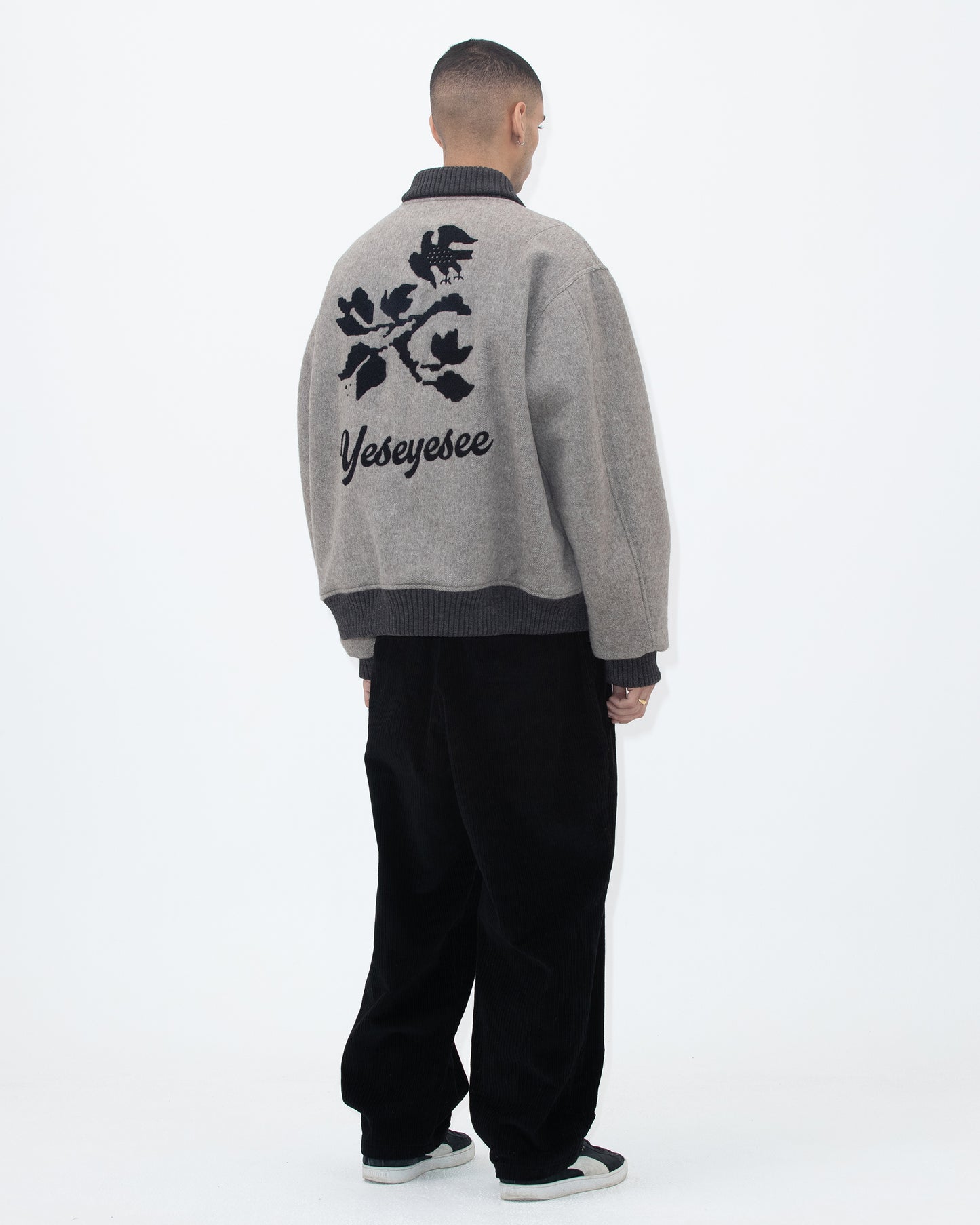 Floral Varsity Jacket