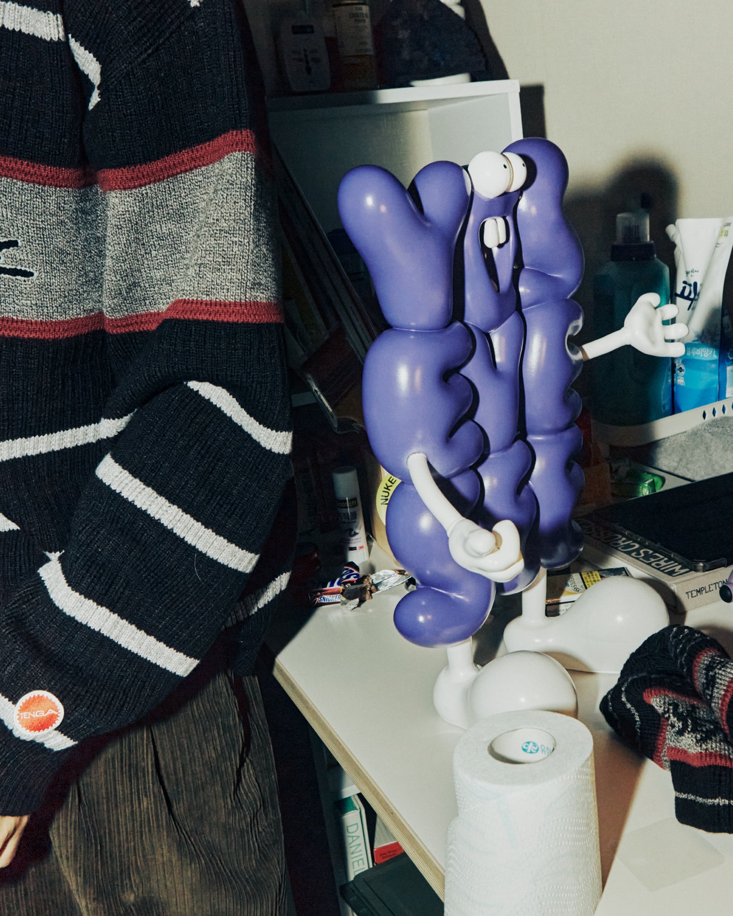 Tenga x Y.E.S Stripe Knit Pullover