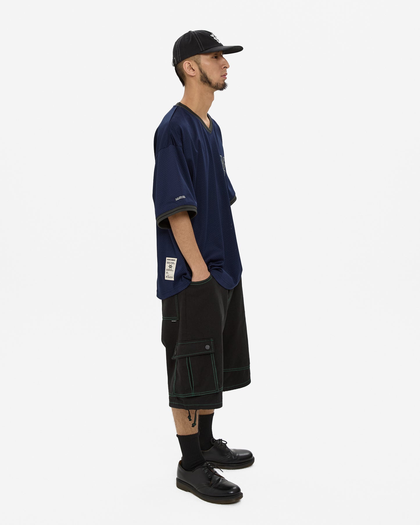 Y.E.S Mesh Baseball Tee