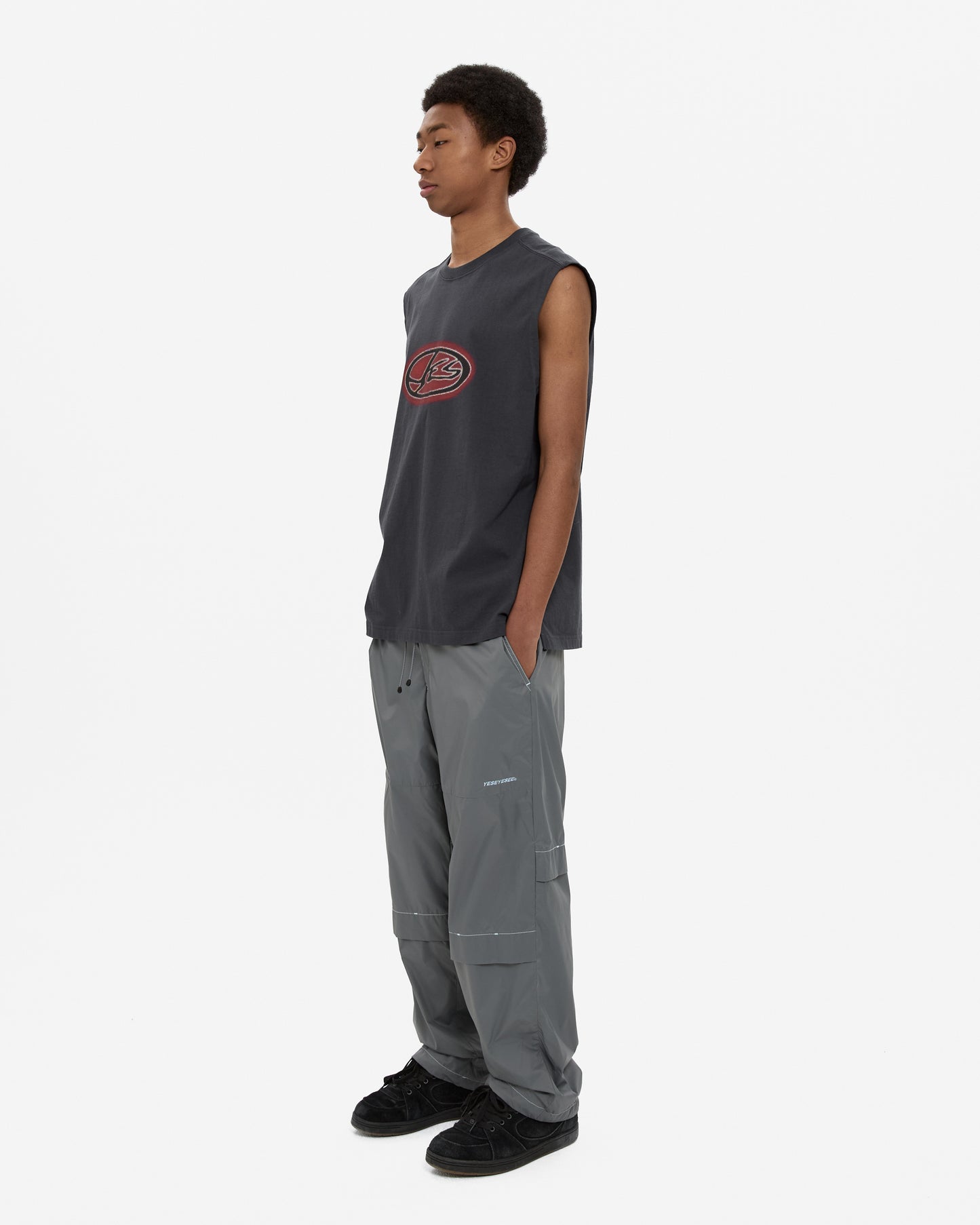 Y.E.S Oval Logo Sleeveless