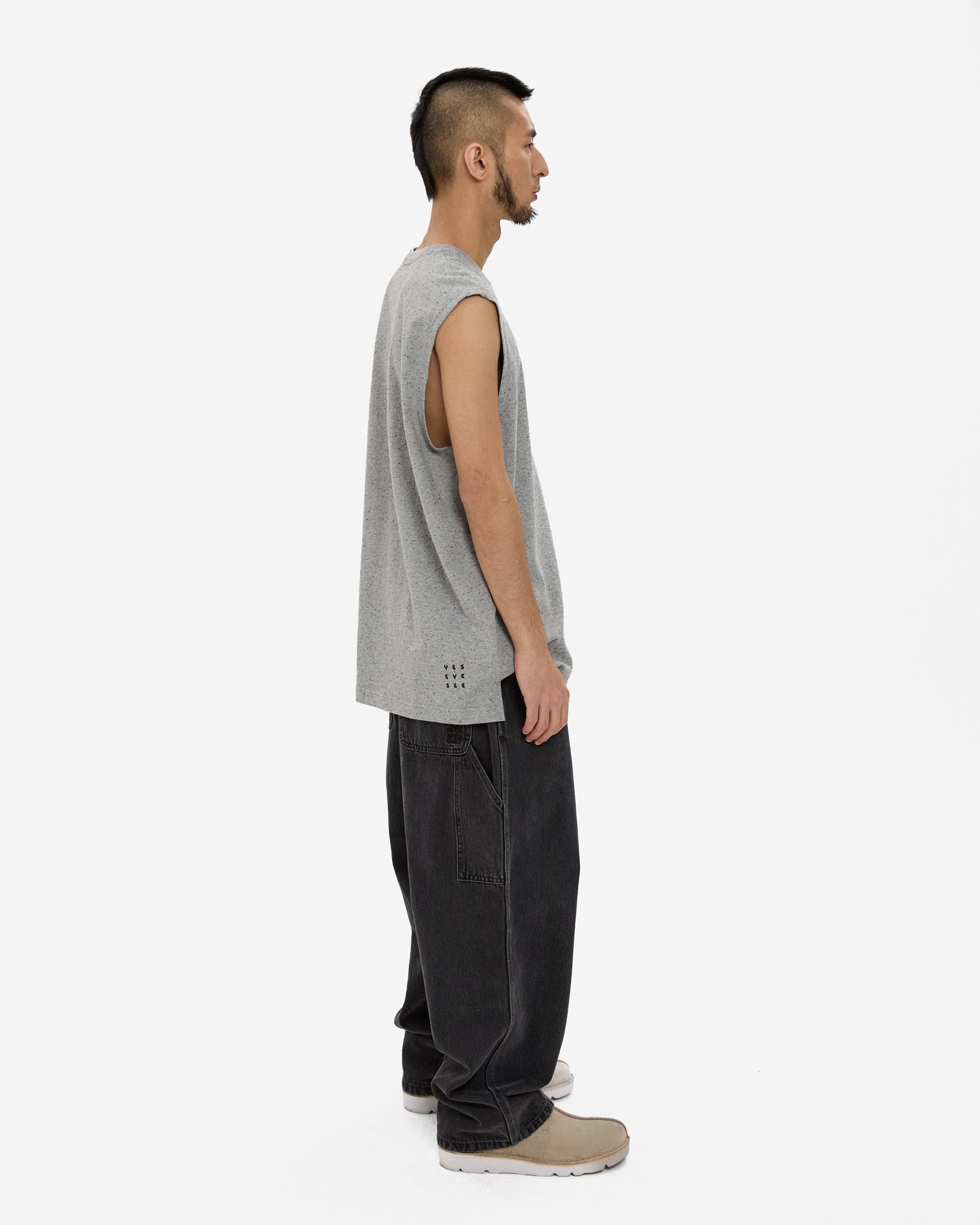 Y.E.S Oval Logo Sleeveless