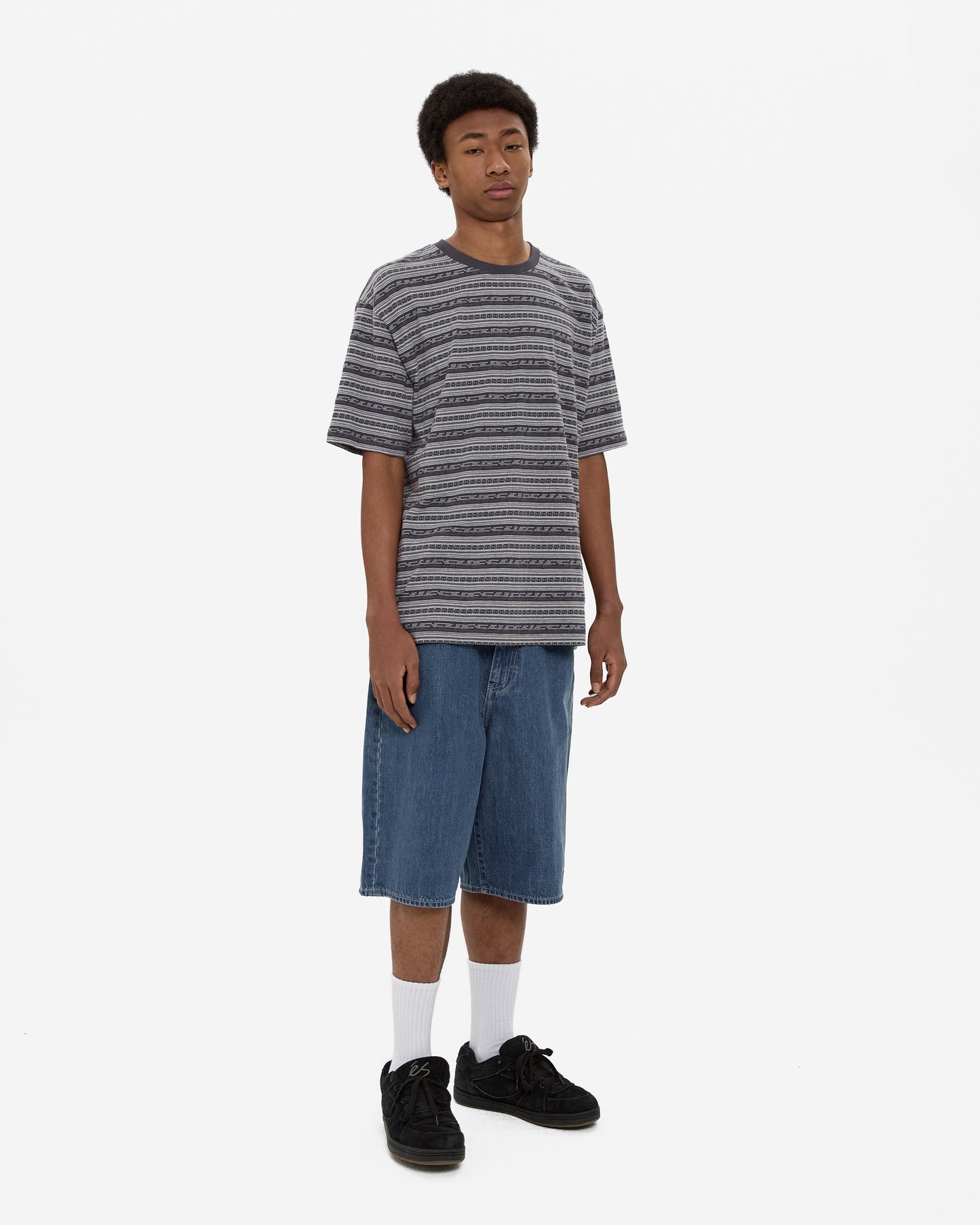 Y.E.S Jacquard Stripe Tee