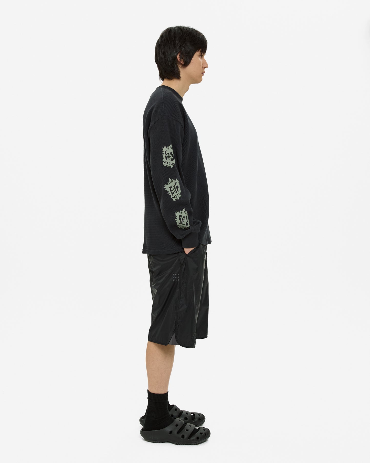 Y.E.S Stamp Waffle L/S