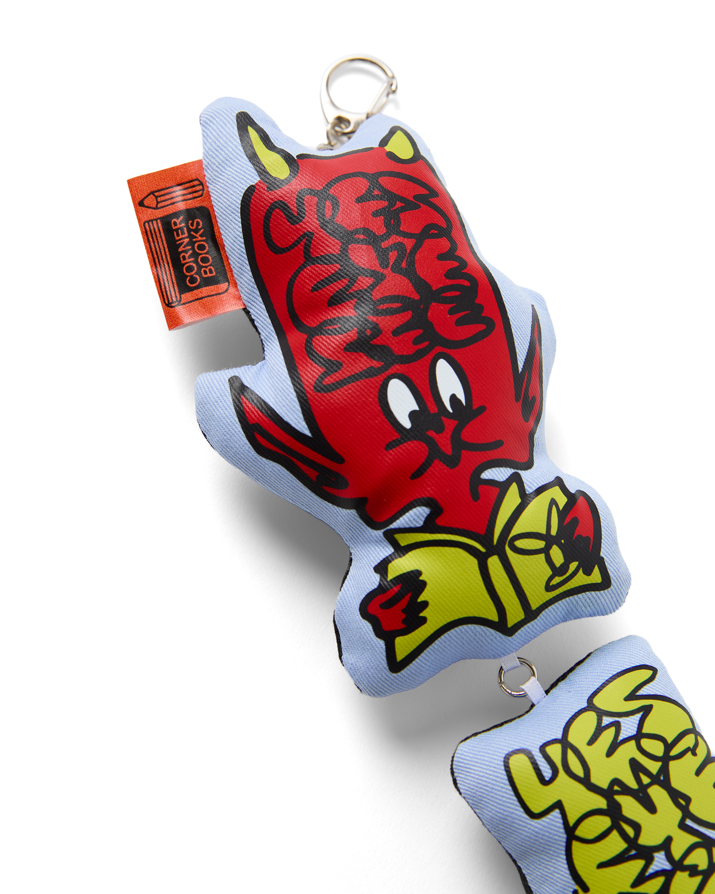 Corner Twin Swing Plush Keychain