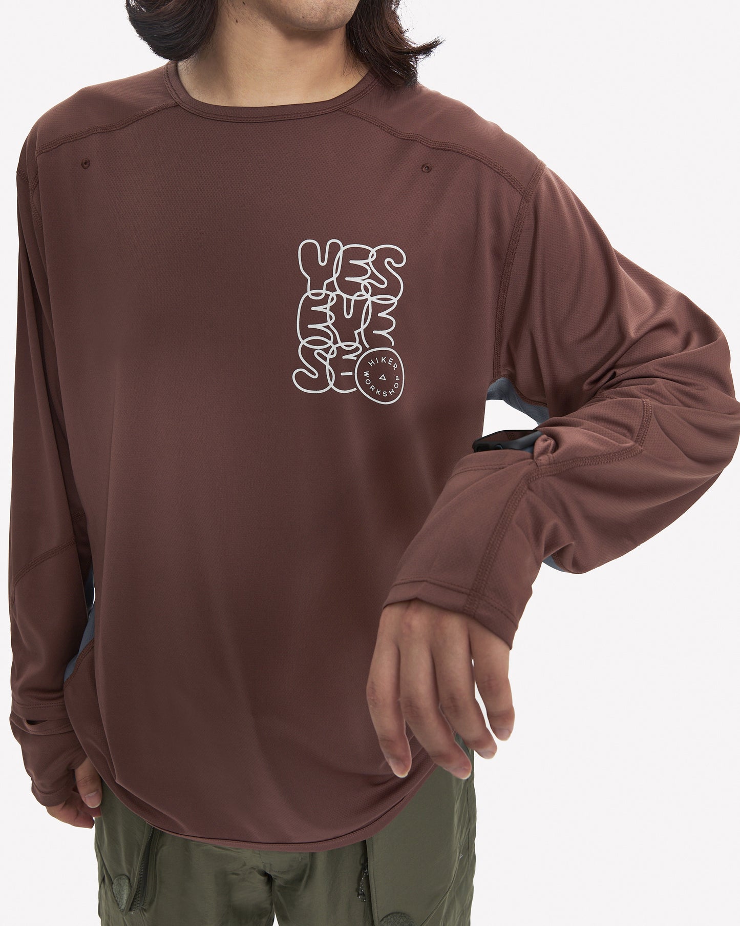 YESEYESEE® x HIKER WORKSHOP® Active L/S Tee