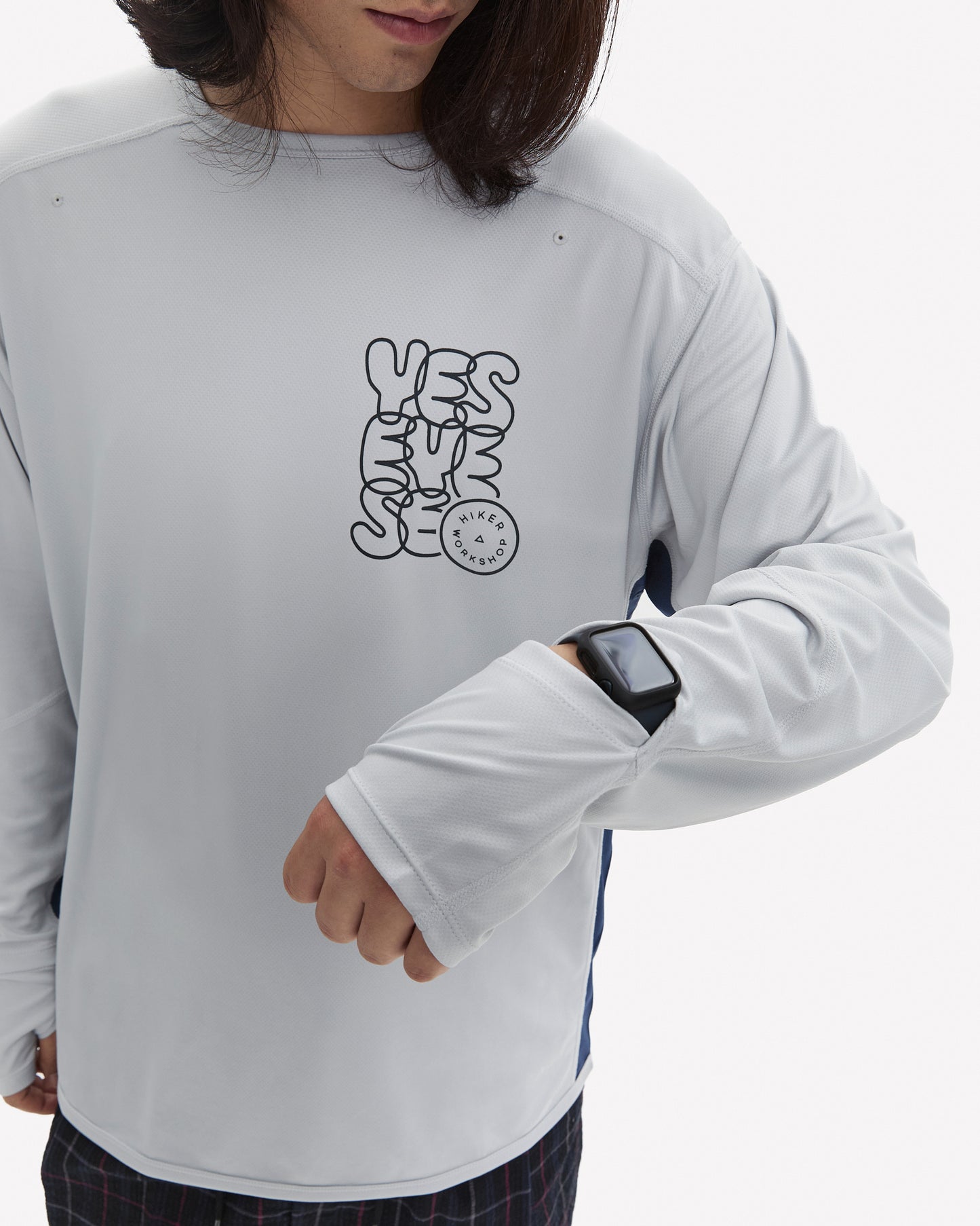 YESEYESEE® x HIKER WORKSHOP® Active L/S Tee
