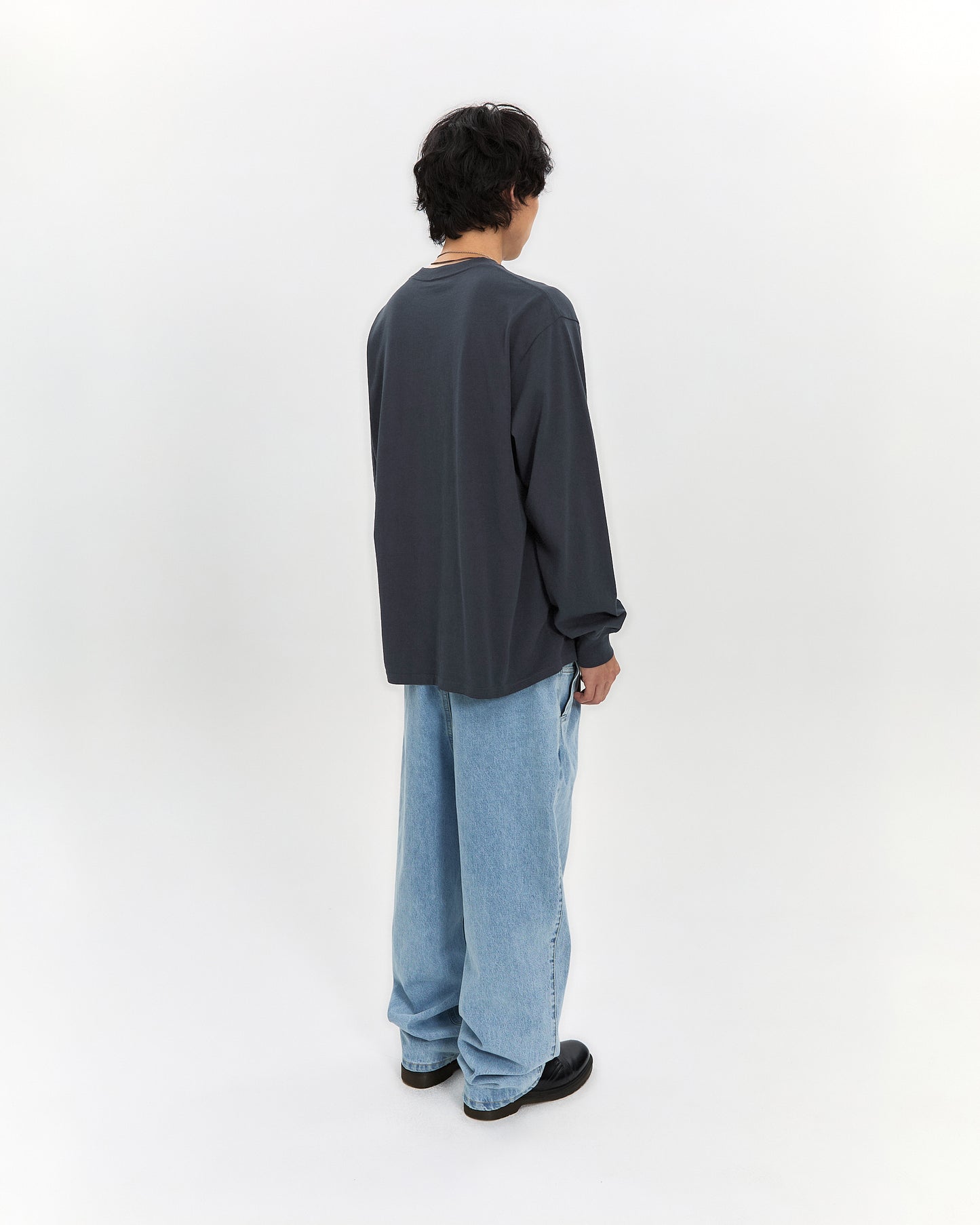 Two Tucked Denim Pants