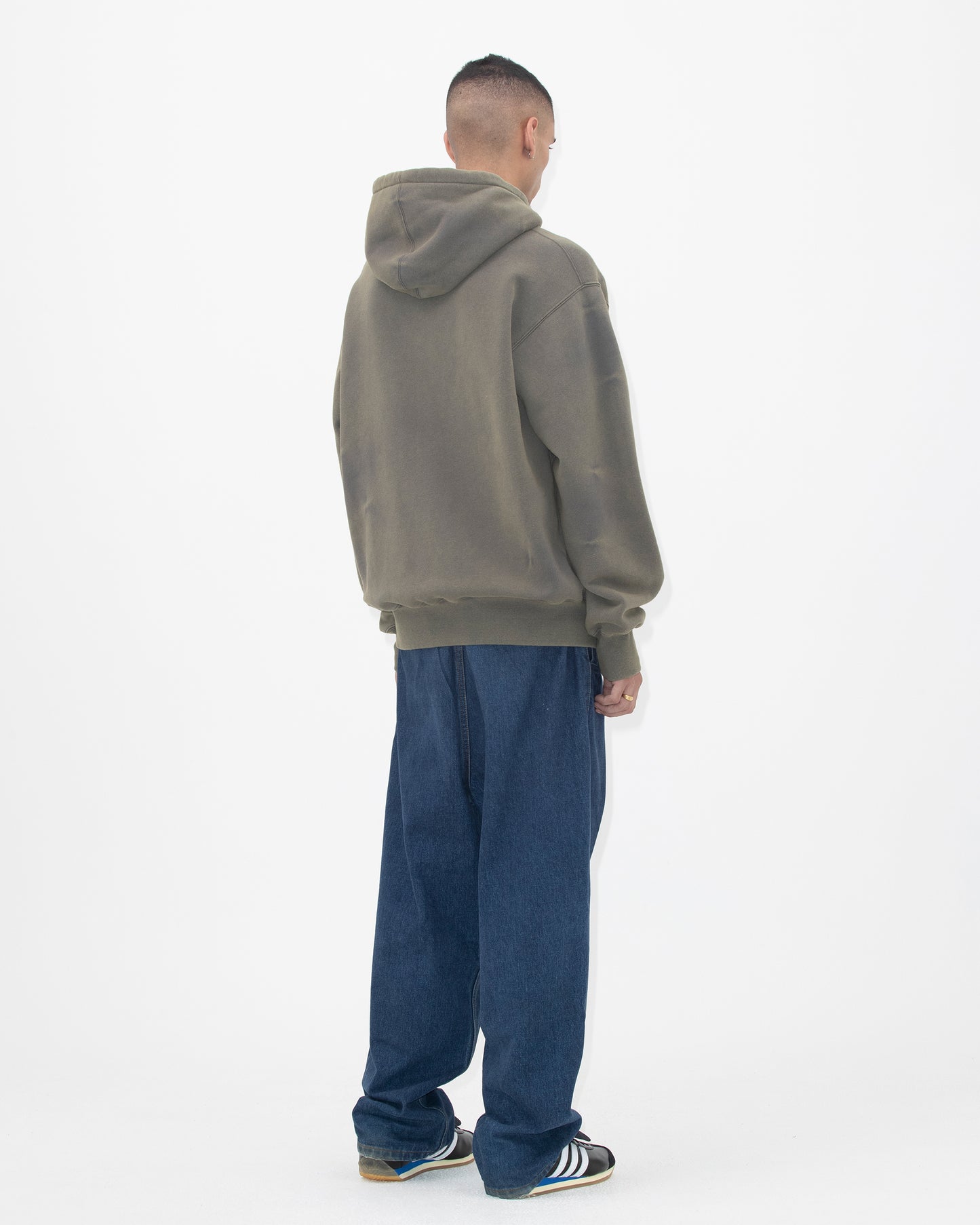 Y.E.S Painted zip up Hoodie
