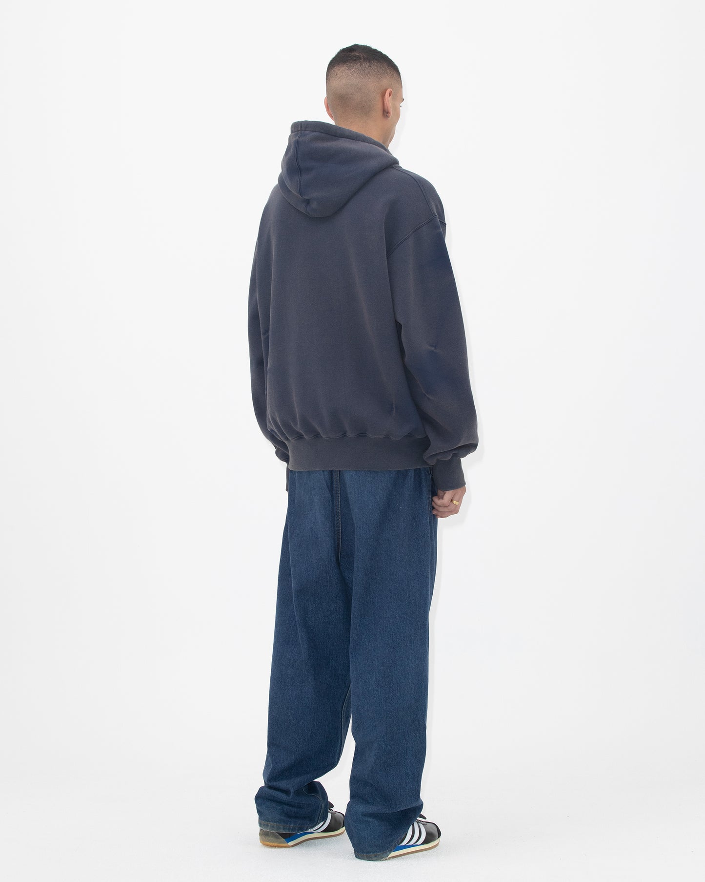 Y.E.S Painted zip up Hoodie