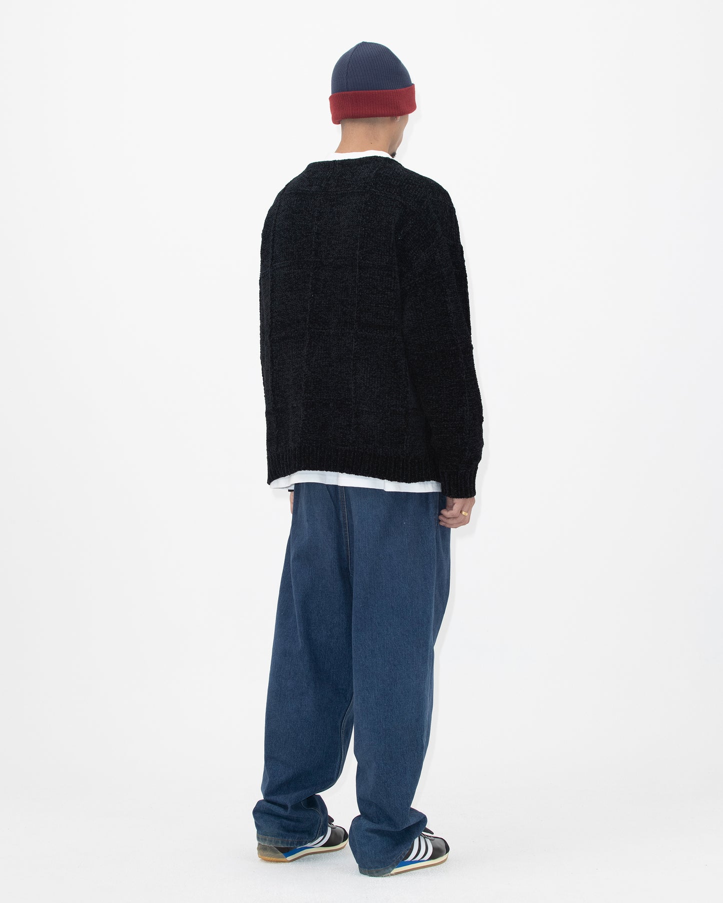 Grid Knit Cardigan