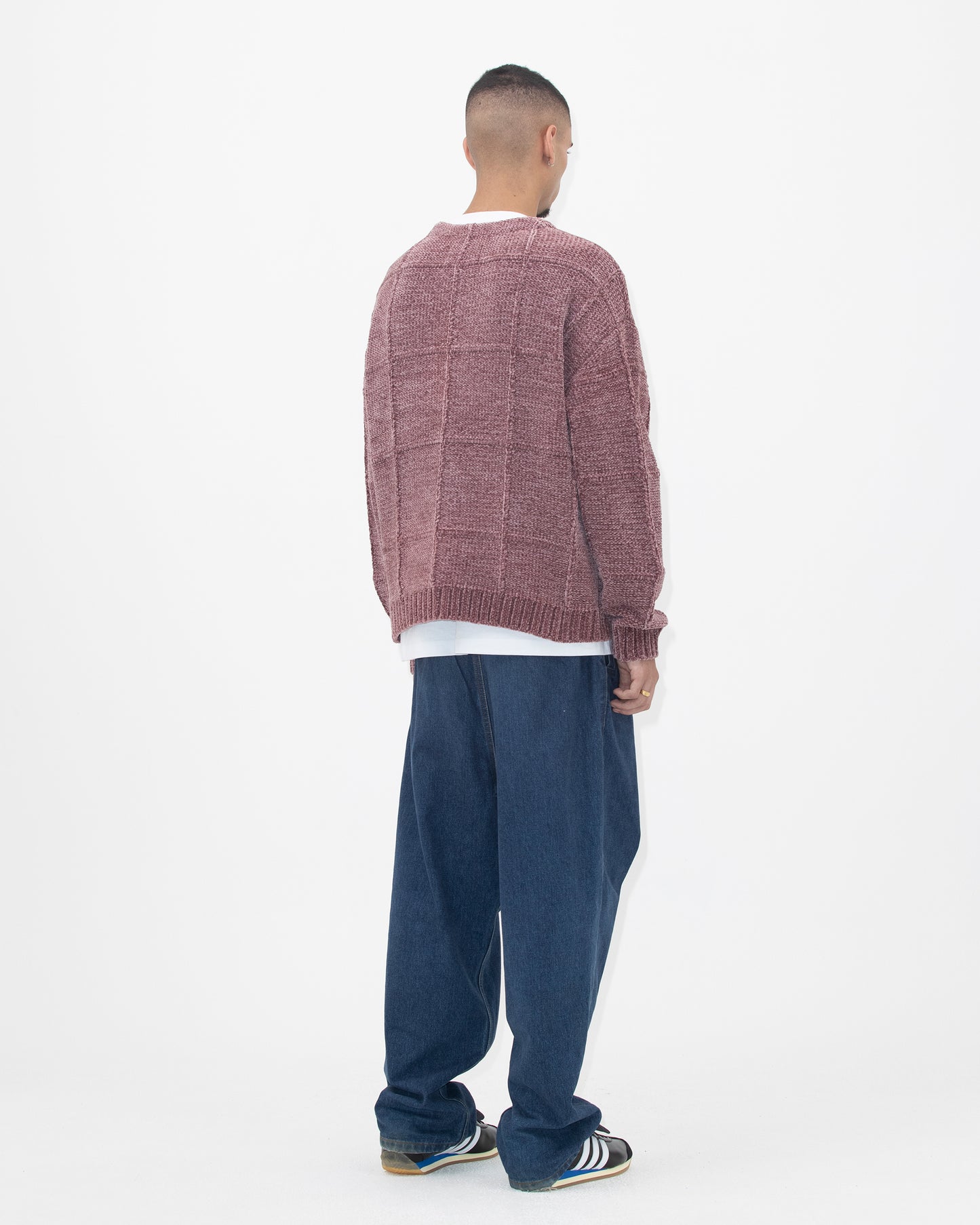 Grid Knit Cardigan