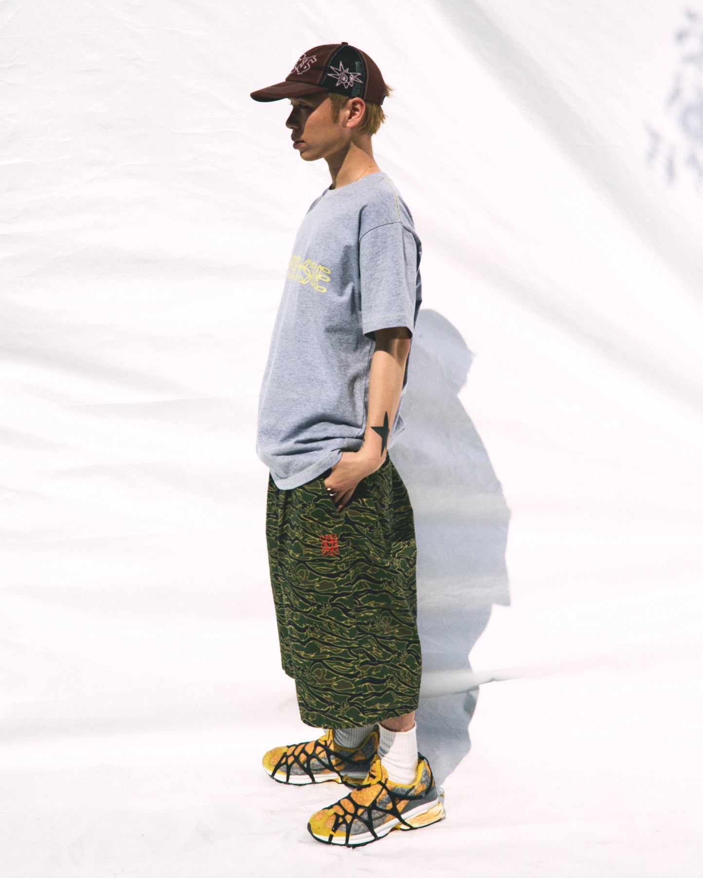 Contrast Stitch Chain Logo Tee