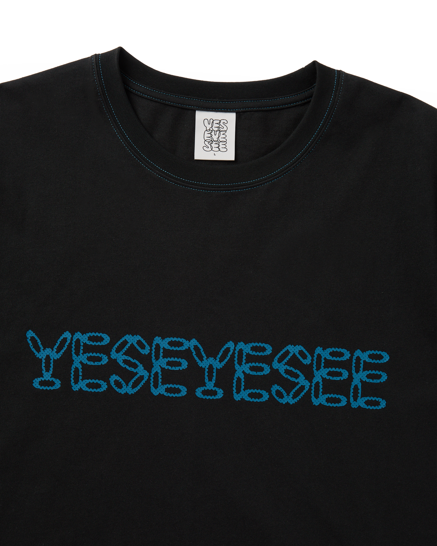 Contrast Stitch Chain Logo Tee