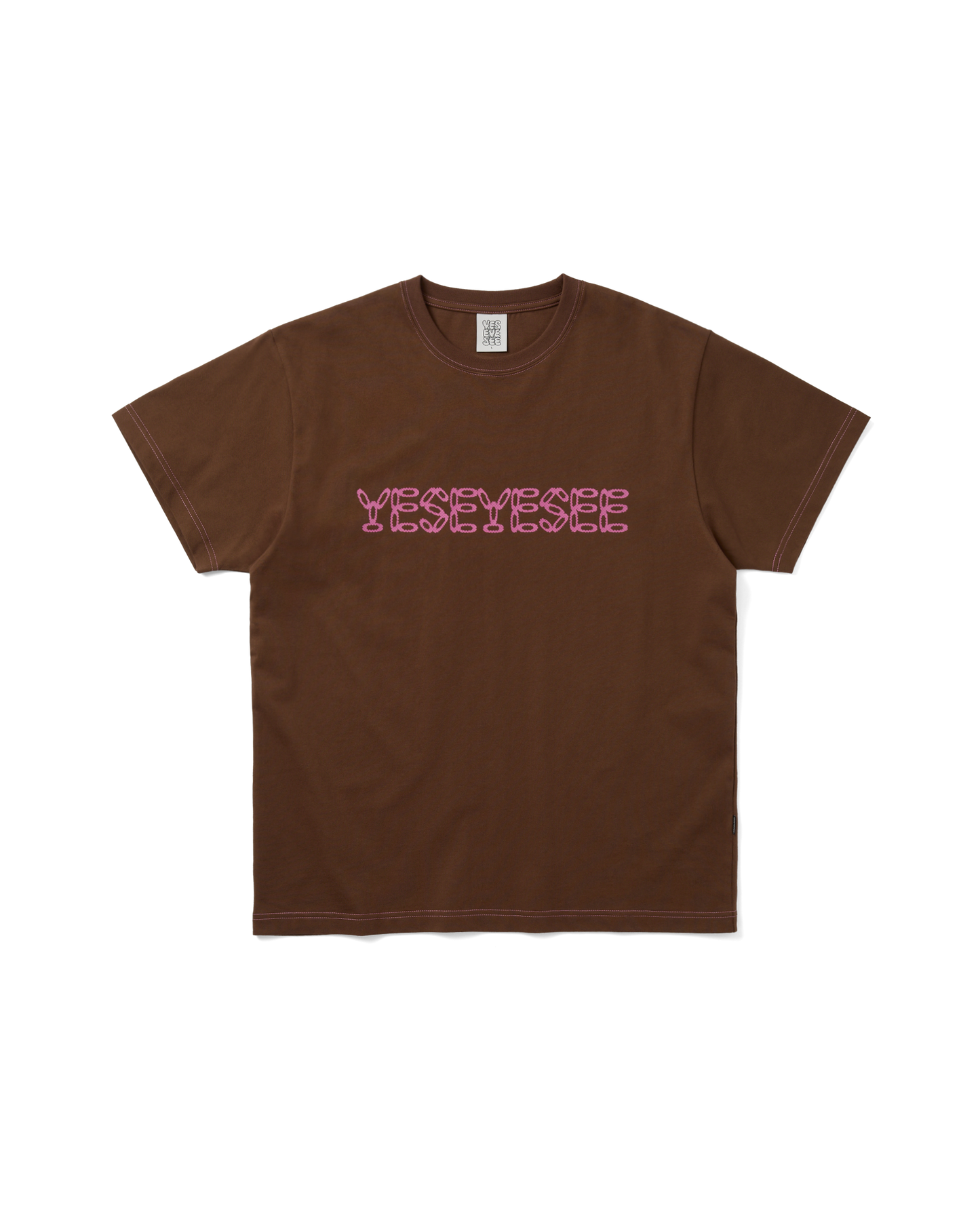 Contrast Stitch Chain Logo Tee