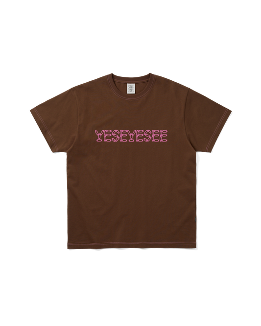 Contrast Stitch Chain Logo Tee