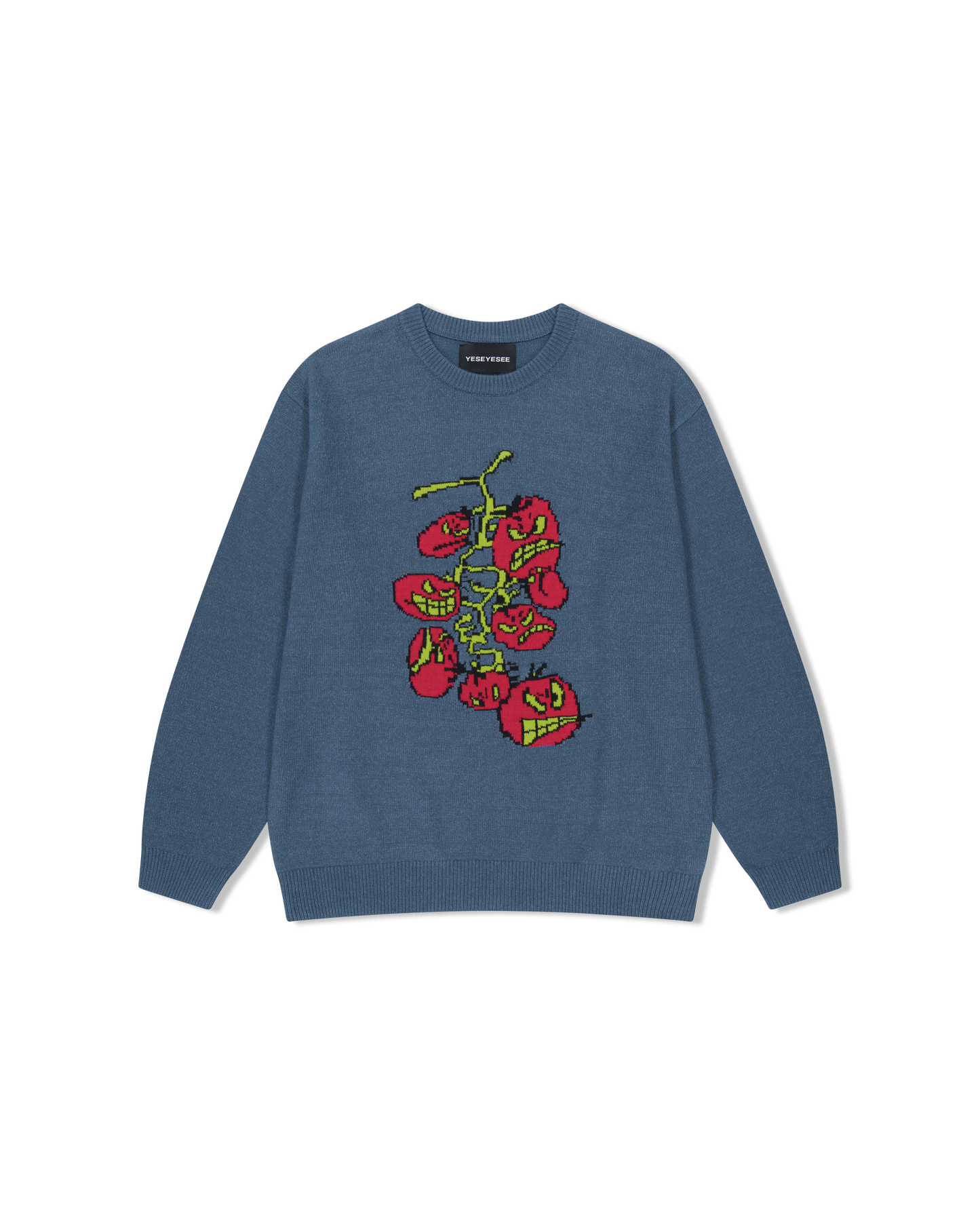 Cherry Tomatoes Graphic Knit Pullover