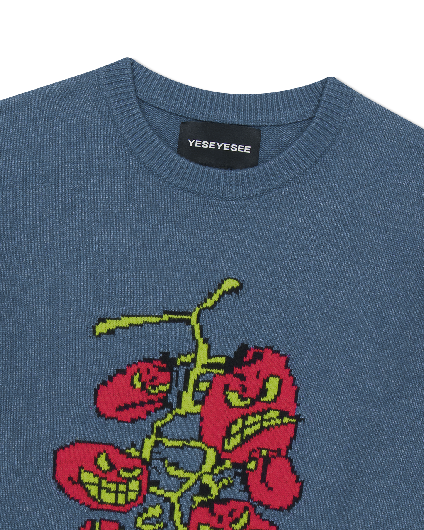 Cherry Tomatoes Graphic Knit Pullover
