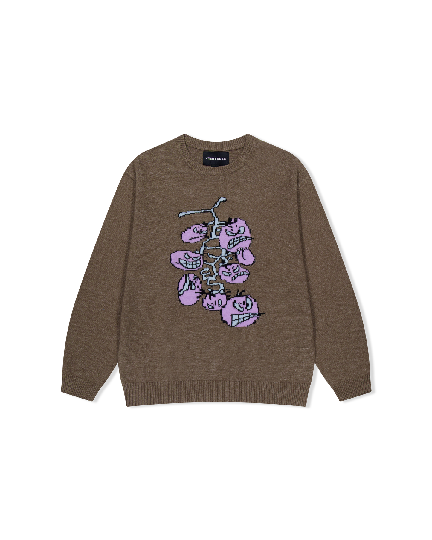Cherry Tomatoes Graphic Knit Pullover