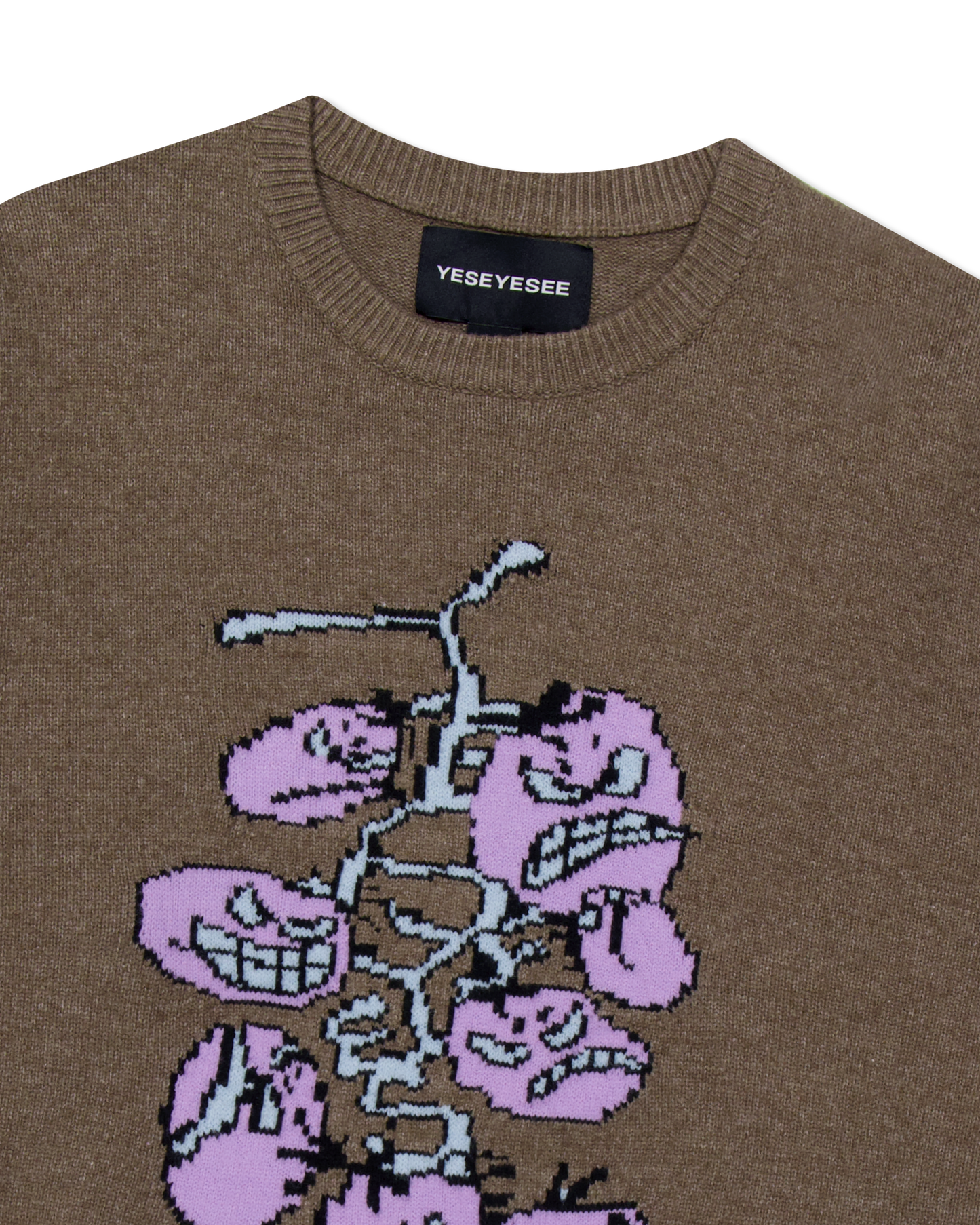 Cherry Tomatoes Graphic Knit Pullover