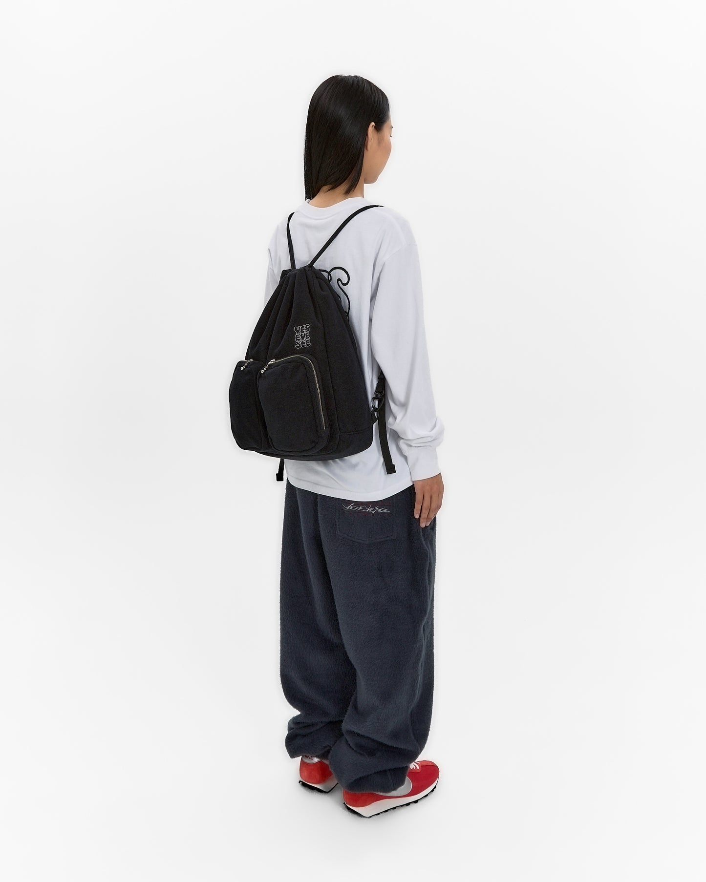 Fleece Drawstring Sack