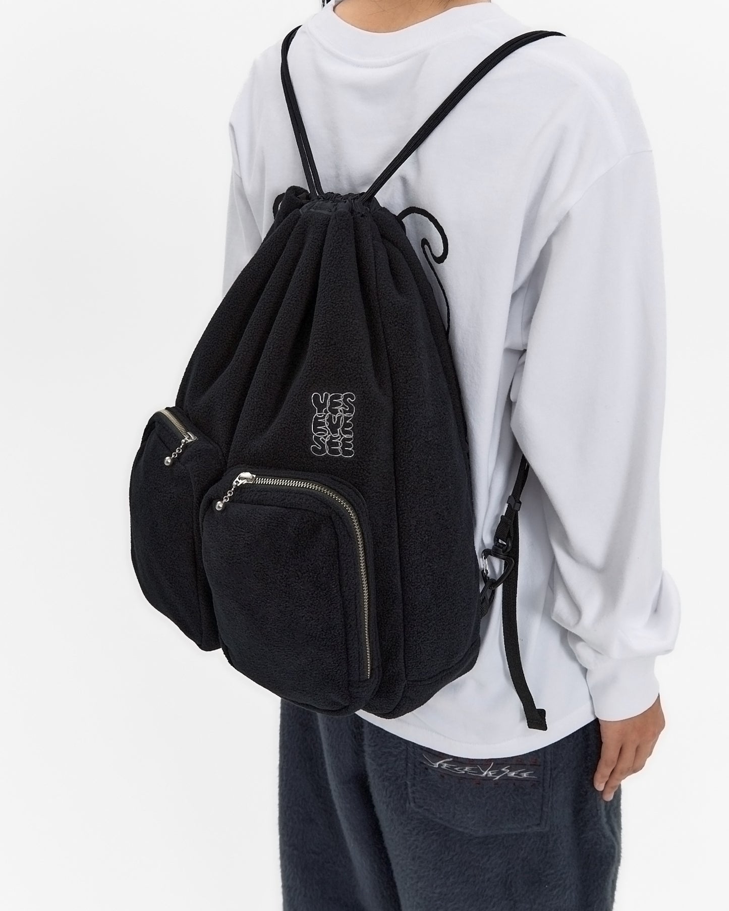 Fleece Drawstring Sack