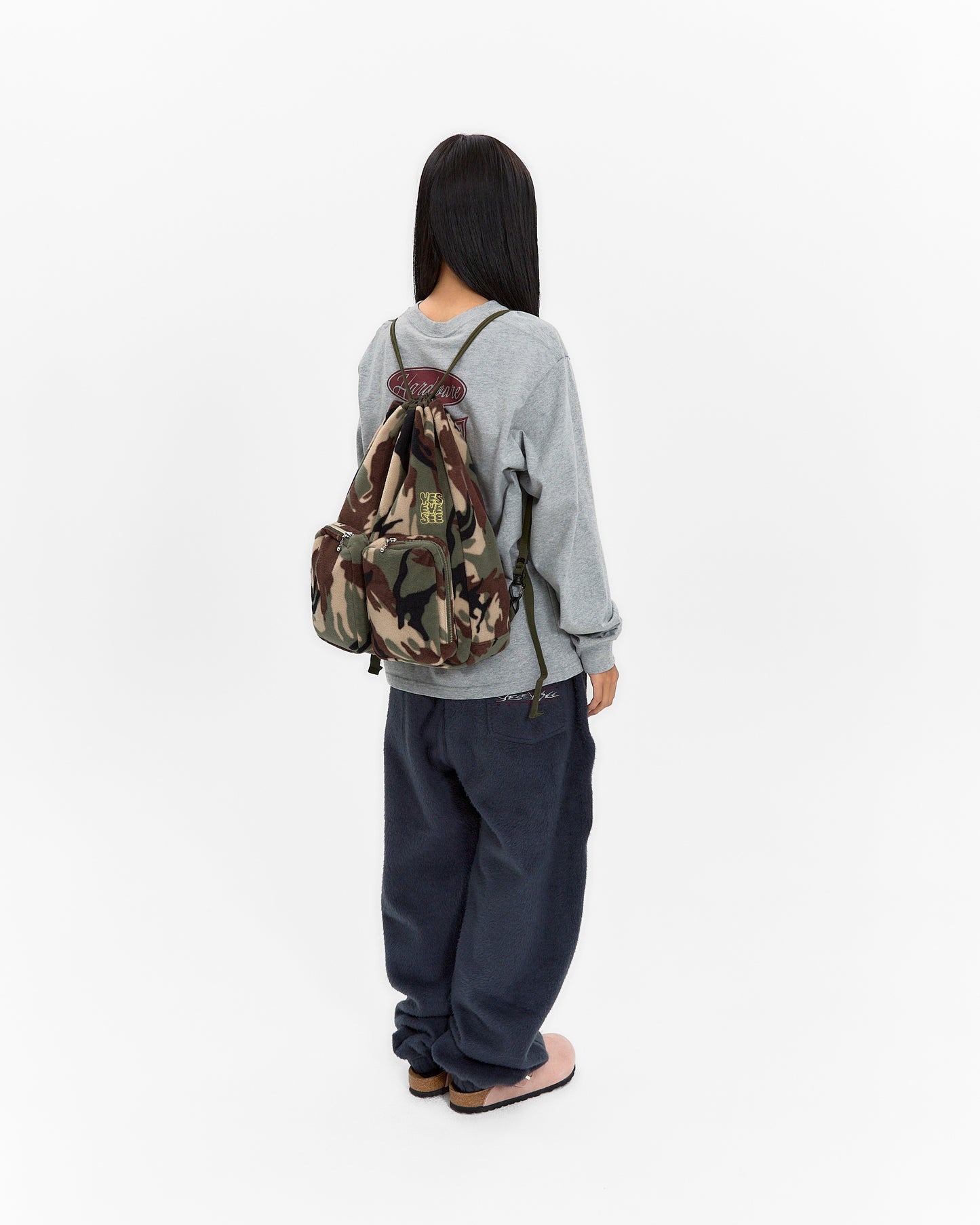 Fleece Drawstring Sack