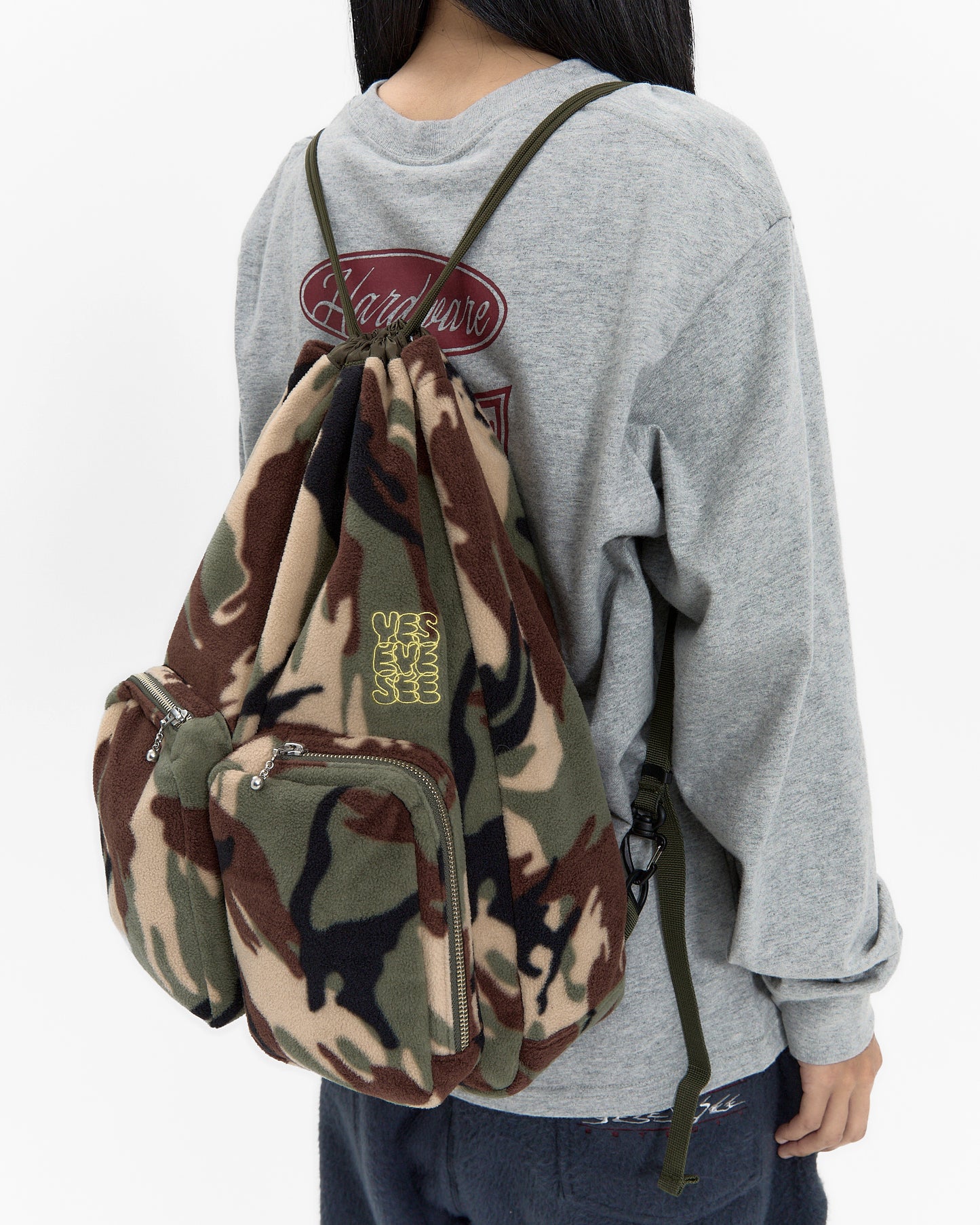 Fleece Drawstring Sack