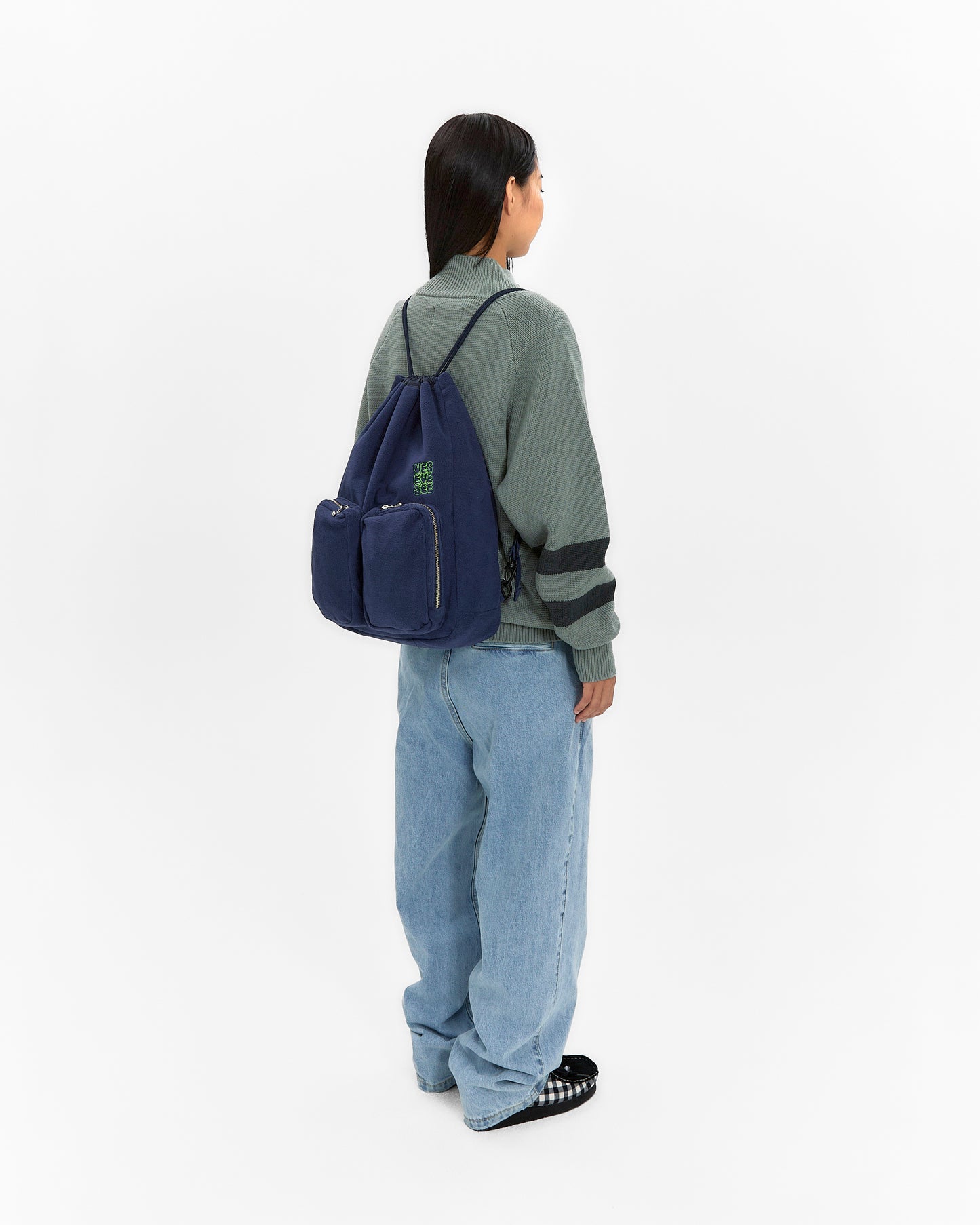 Fleece Drawstring Sack