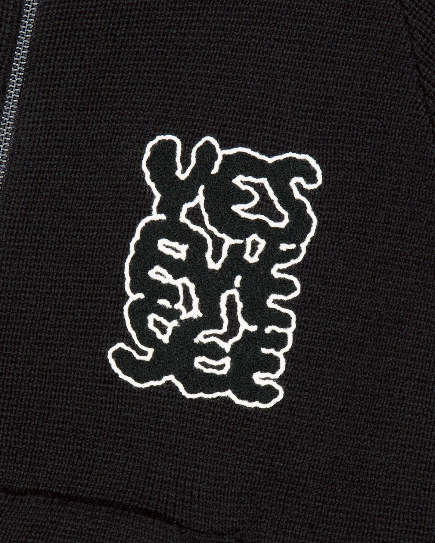 Front Pocket knit Zip-up