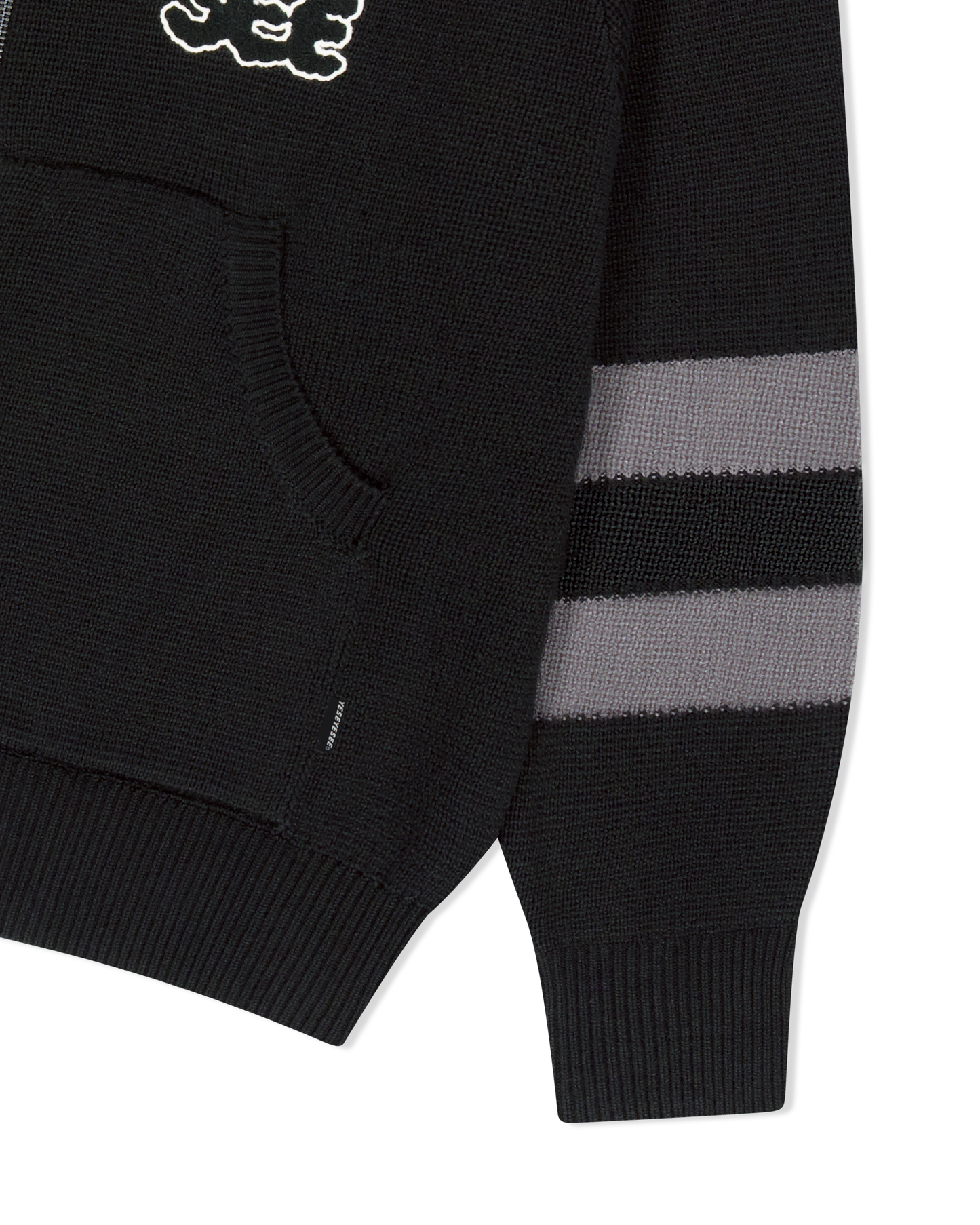 Front Pocket knit Zip-up