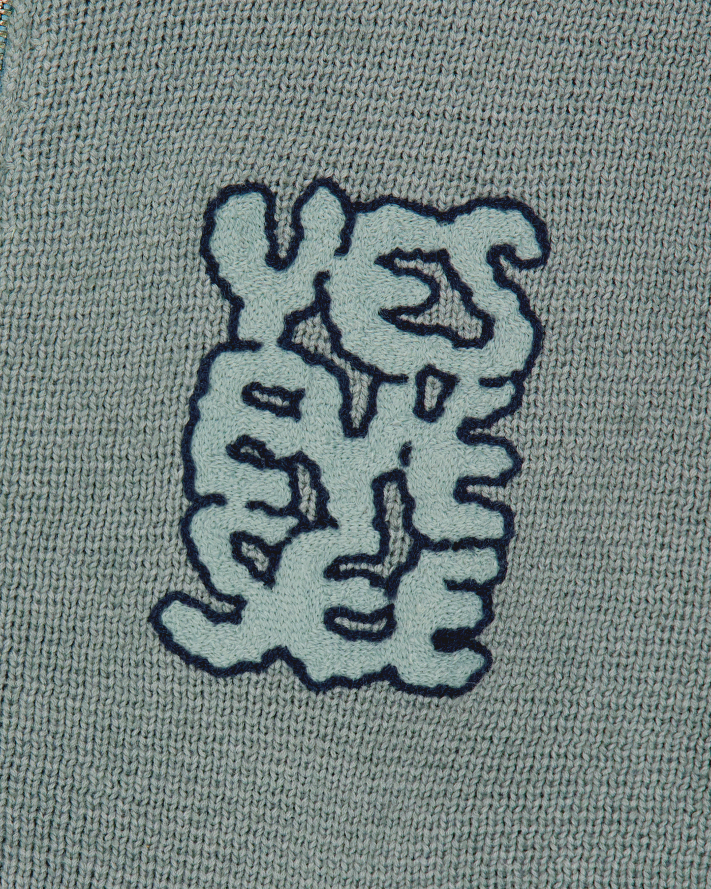Front Pocket knit Zip-up