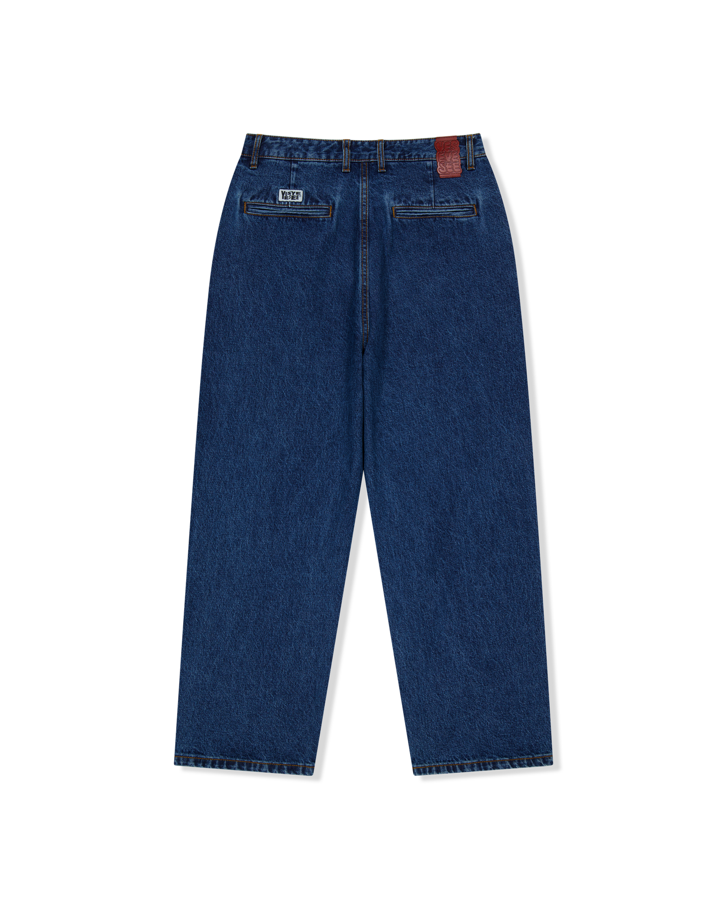 Two Tucked Denim Pants