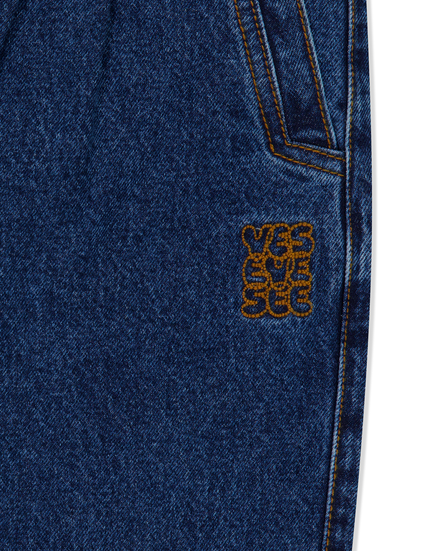 Two Tucked Denim Pants