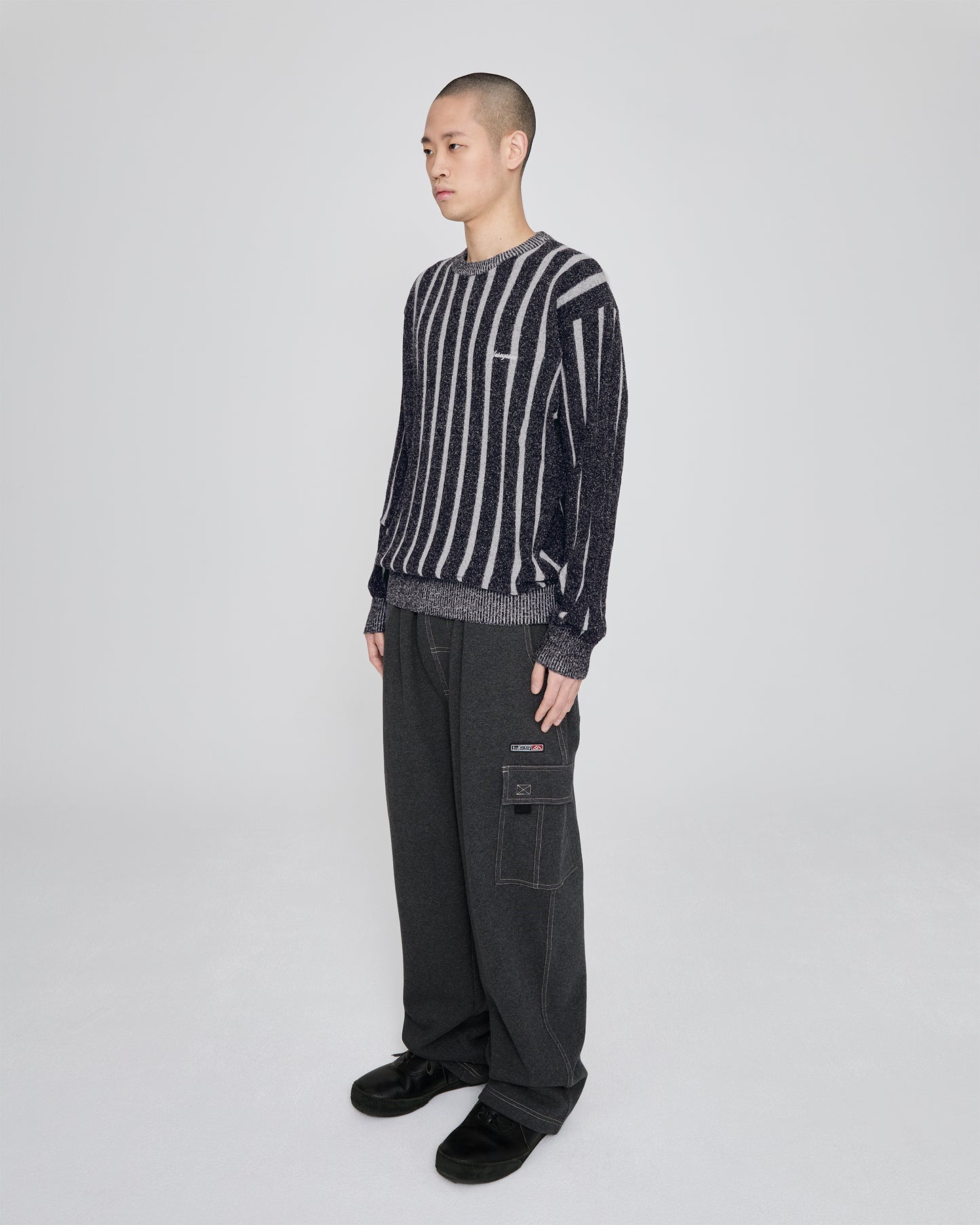 Stipe Knit Pullover