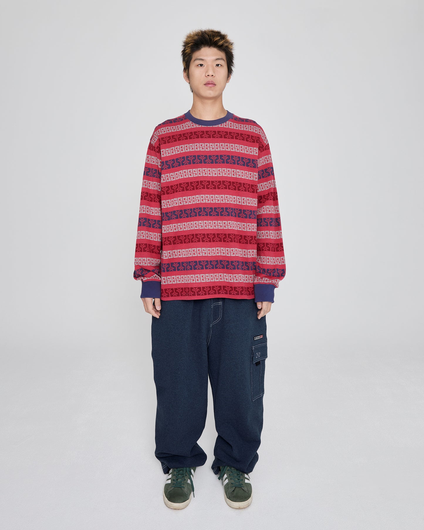 Y.E.S Palm Jacquard L/S