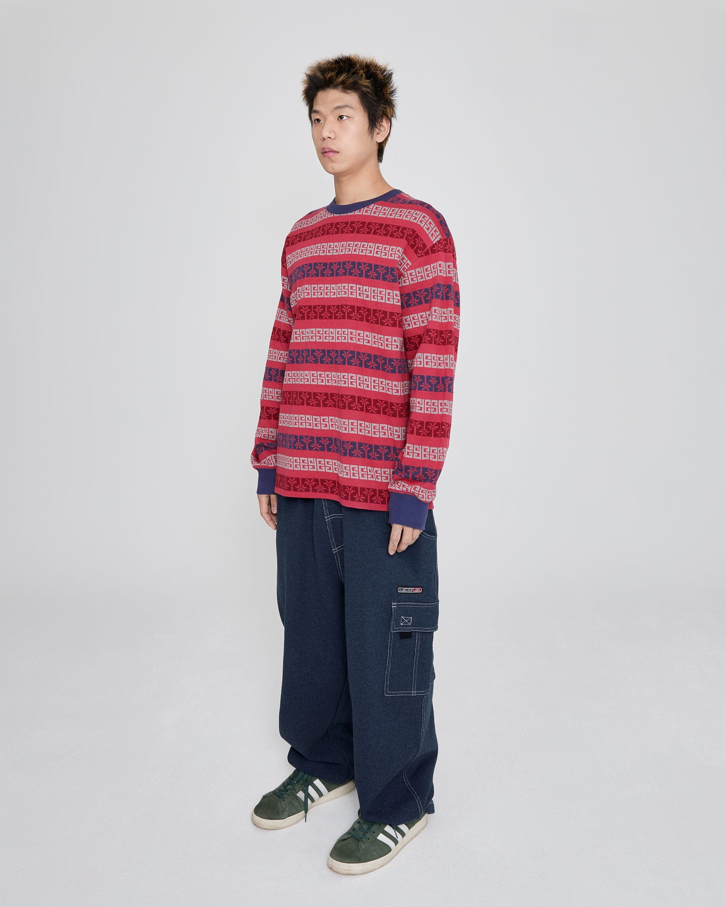 Y.E.S Palm Jacquard L/S