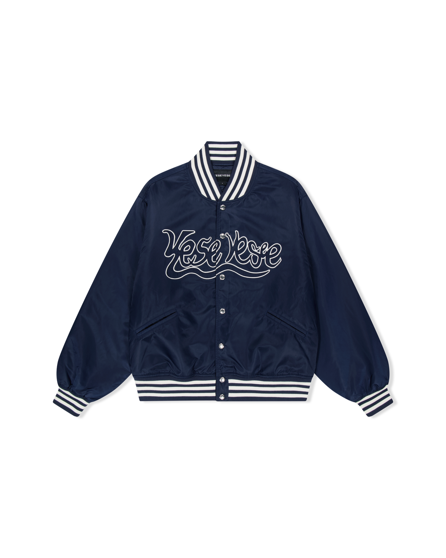 Y.E.S Snail Logo Stadium Jacket