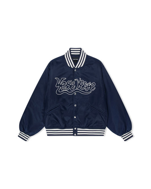 Y.E.S Snail Logo Stadium Jacket
