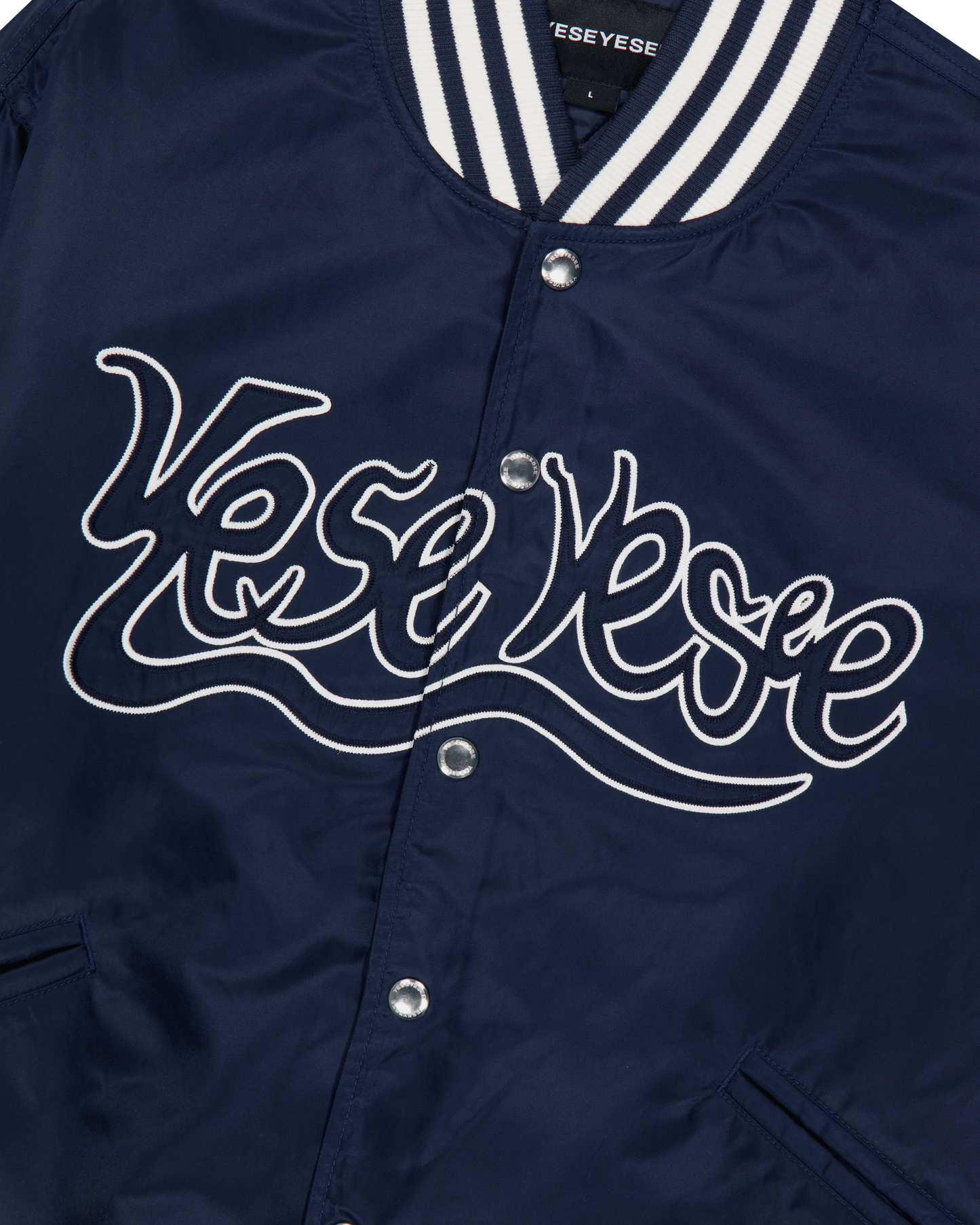 Y.E.S Snail Logo Stadium Jacket
